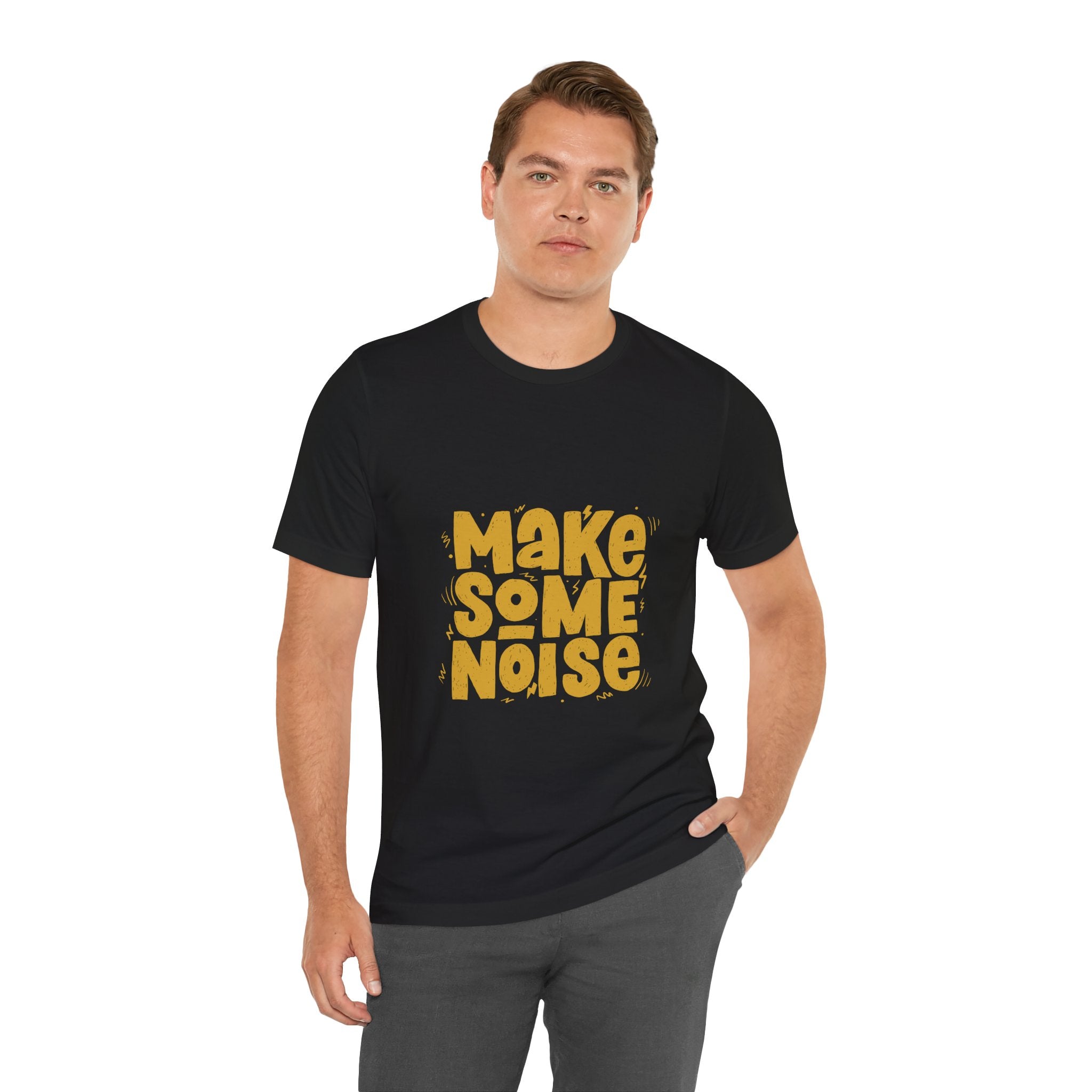 Make Some Noise T‑Shirt — Retro Bold Graphic Tee