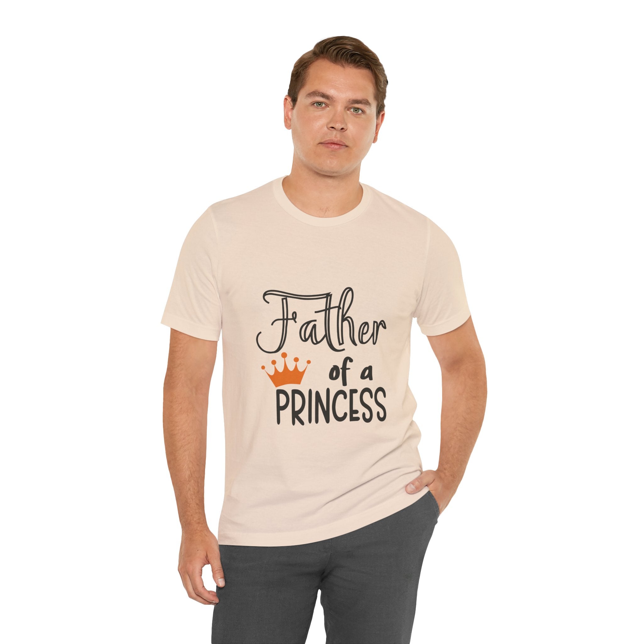 Father of a Princess T-Shirt — Dad Tee with Crown Graphic