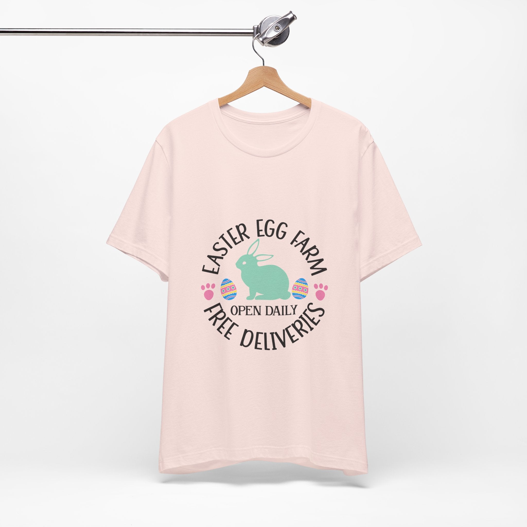 Easter Egg Farm T-Shirt – "Free Deliveries" Bunny Tee