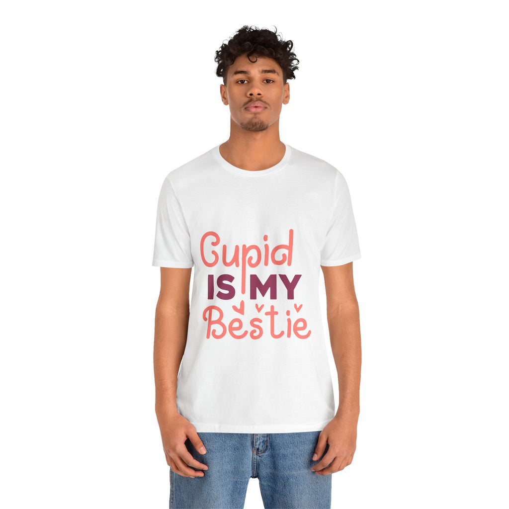 Cupid Is My Bestie Valentine Tee