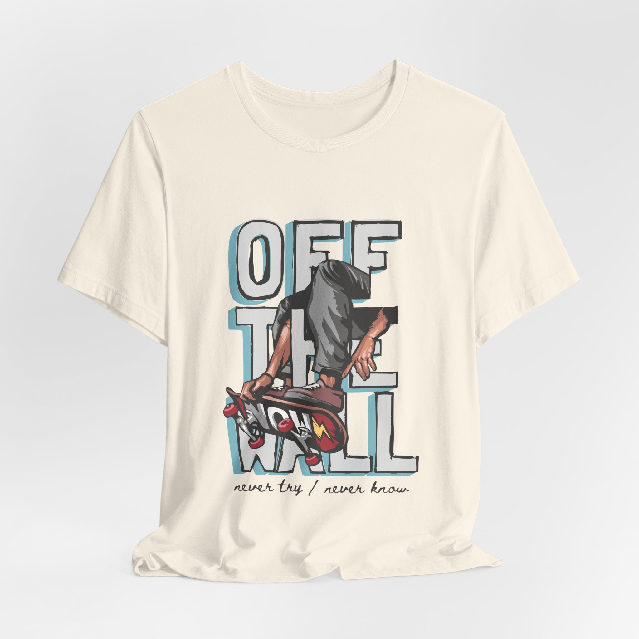 Off The Wall Skateboard T-Shirt — Retro Skate Graphic Tee