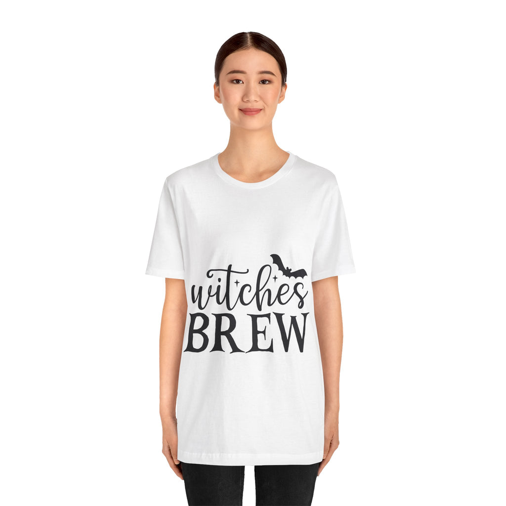 Witches Brew Halloween Tee — Spooky Bat Graphic T-Shirt
