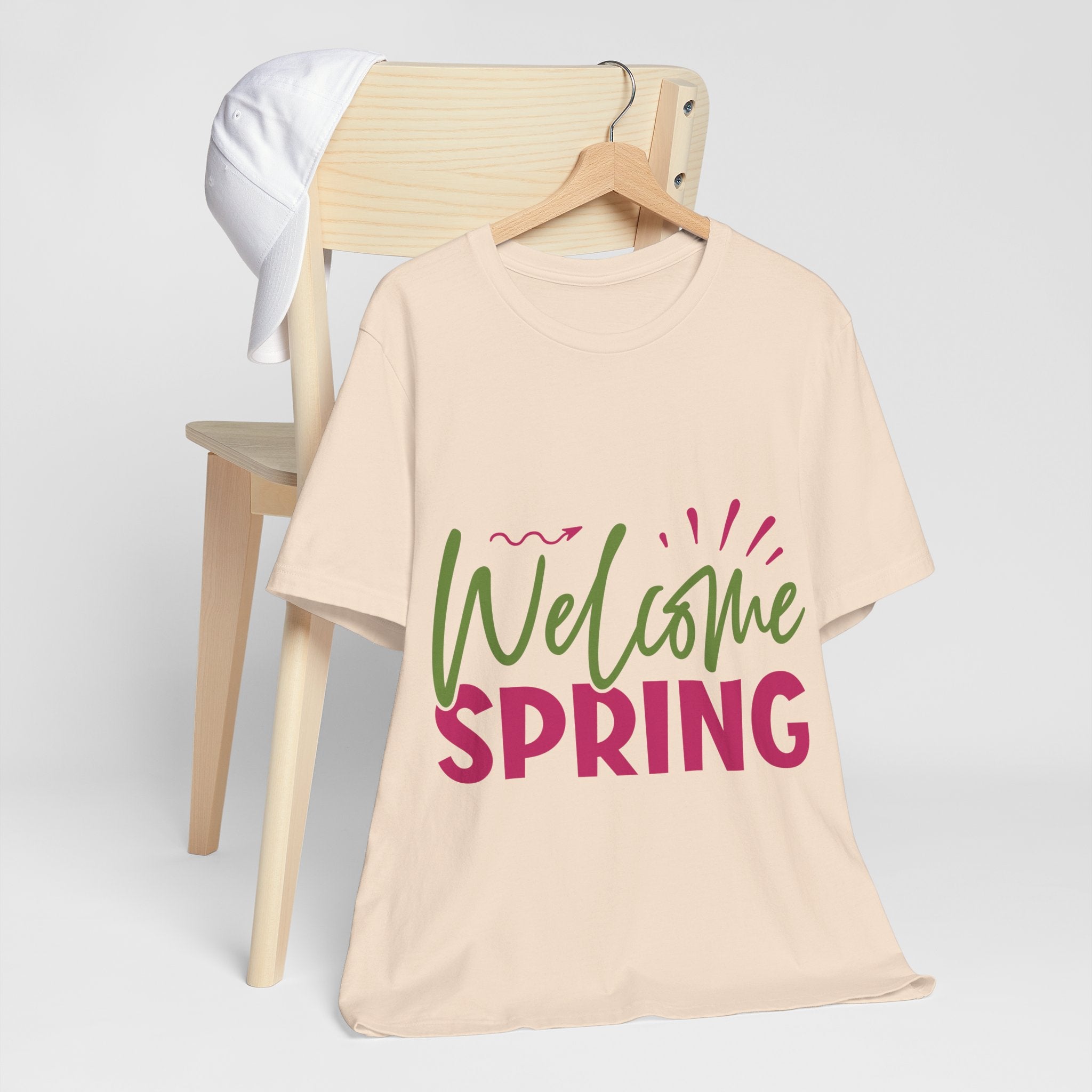 Welcome Spring T-Shirt - Floral Welcome Spring Tee for Women & Men