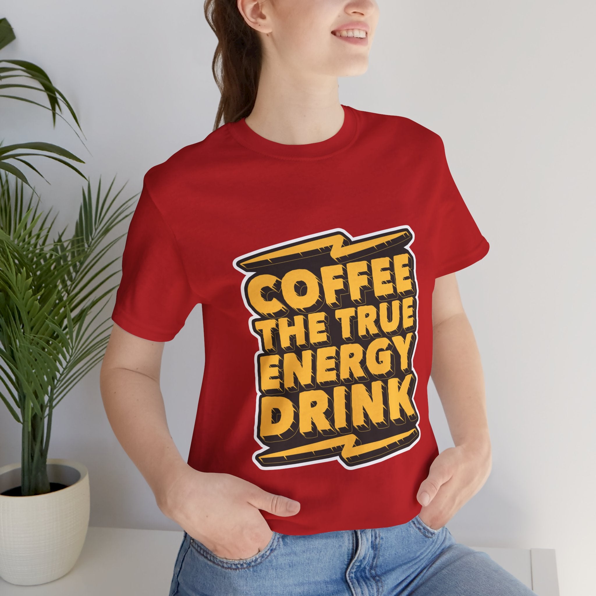 Coffee: The True Energy Drink T‑Shirt — Funny Coffee Lover Tee