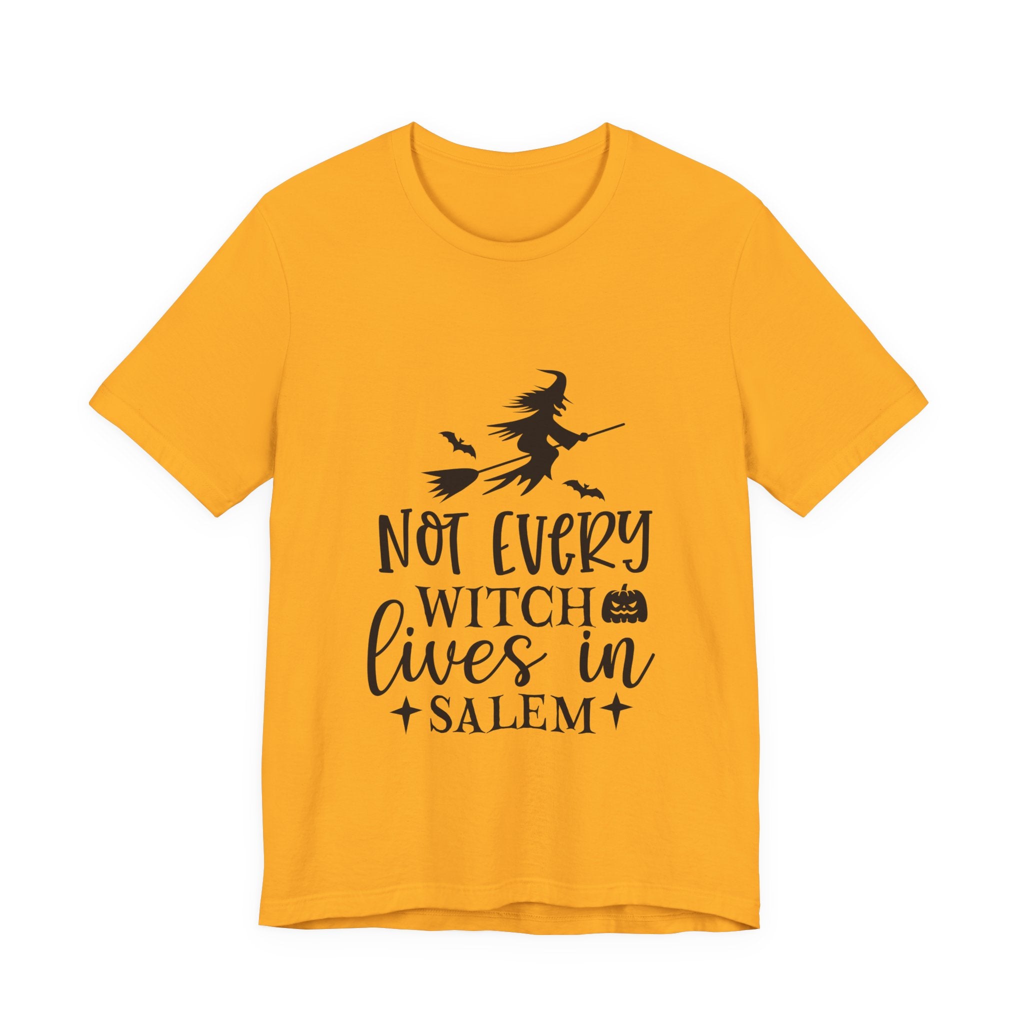Witch T-Shirt "Not Every Witch Lives in Salem" – Halloween Witchy Graphic Tee