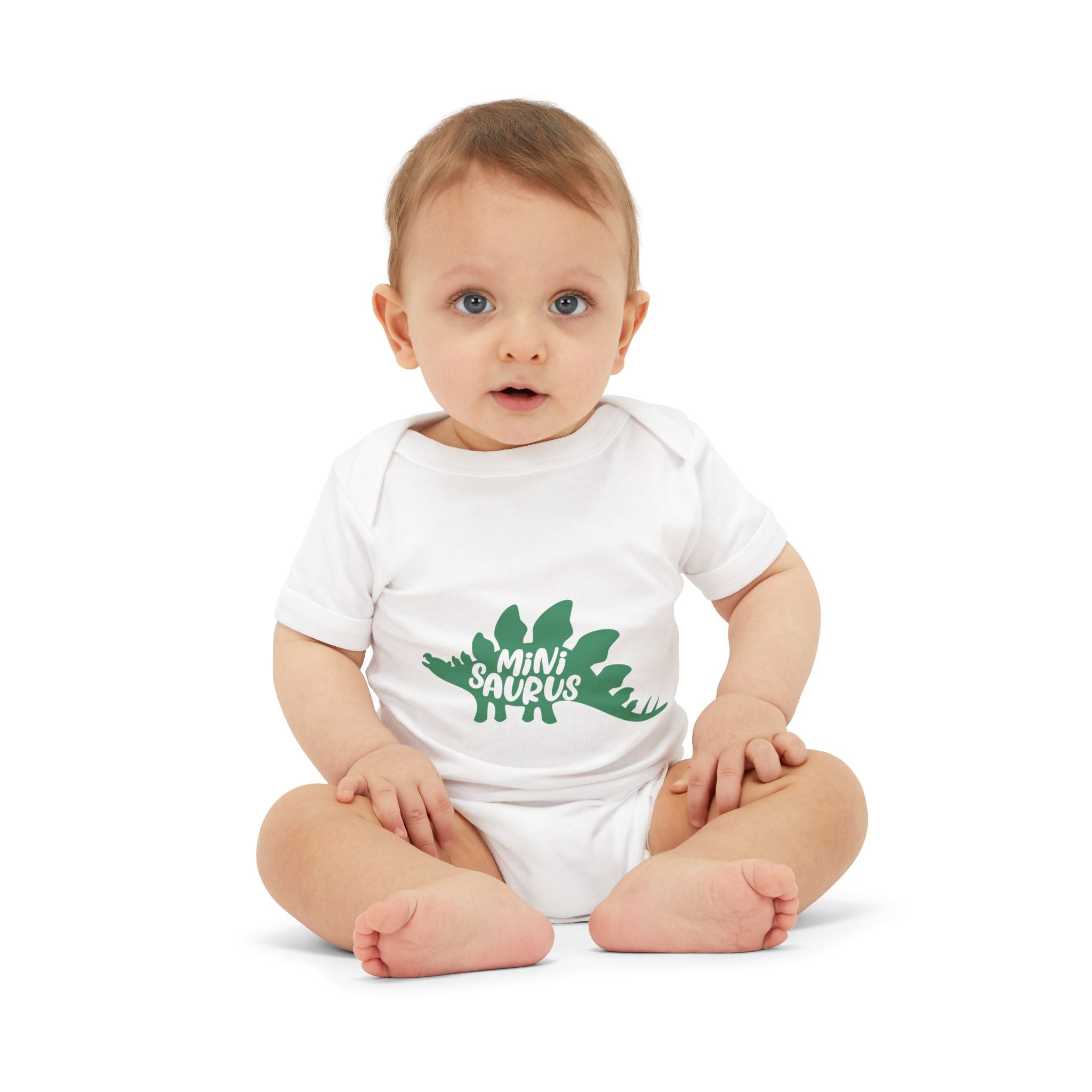 Mini Saurus Baby Onesie – Cute Dinosaur Infant Bodysuit