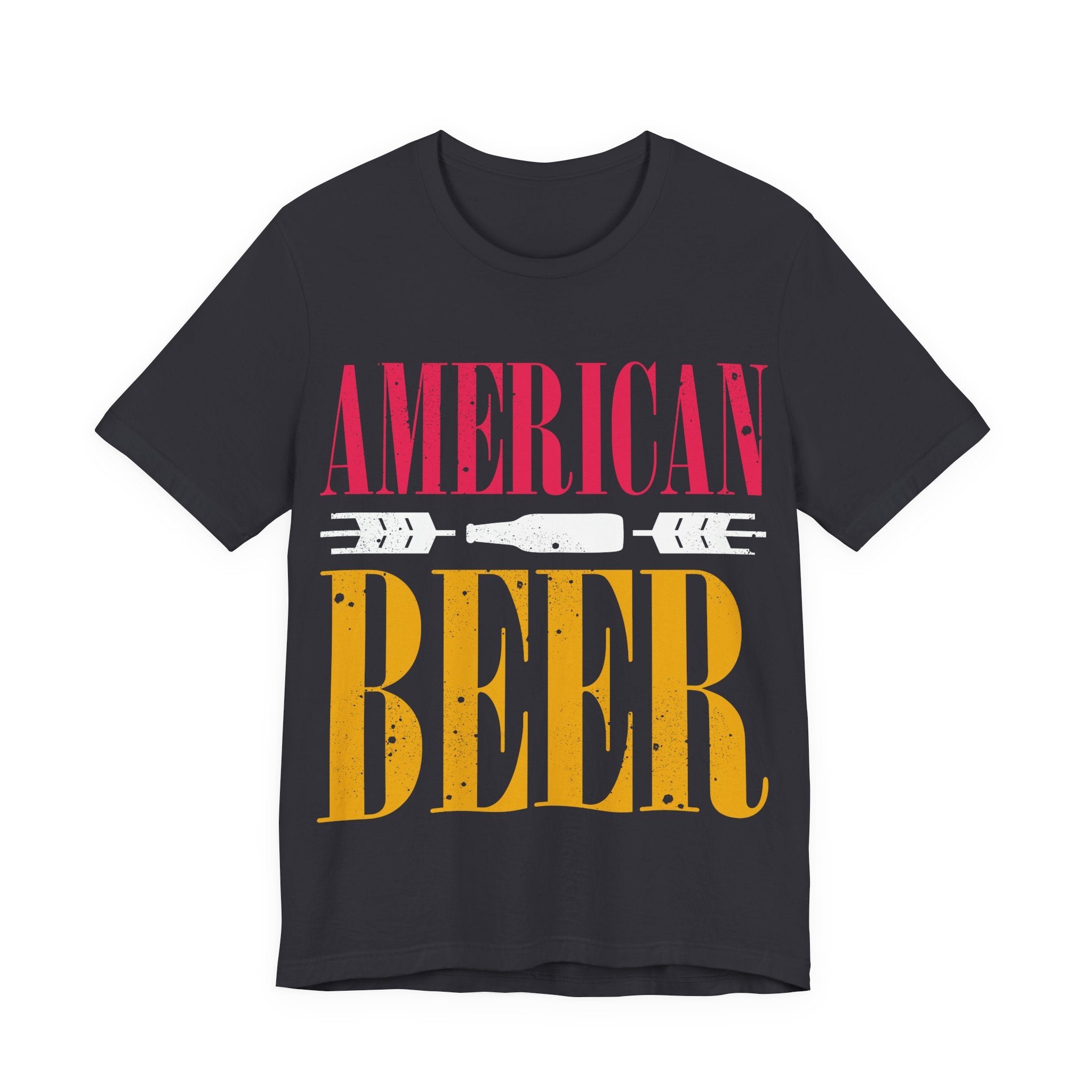 American Beer T-Shirt — Vintage Patriotic Drinking Tee (Fourth of July Gift)