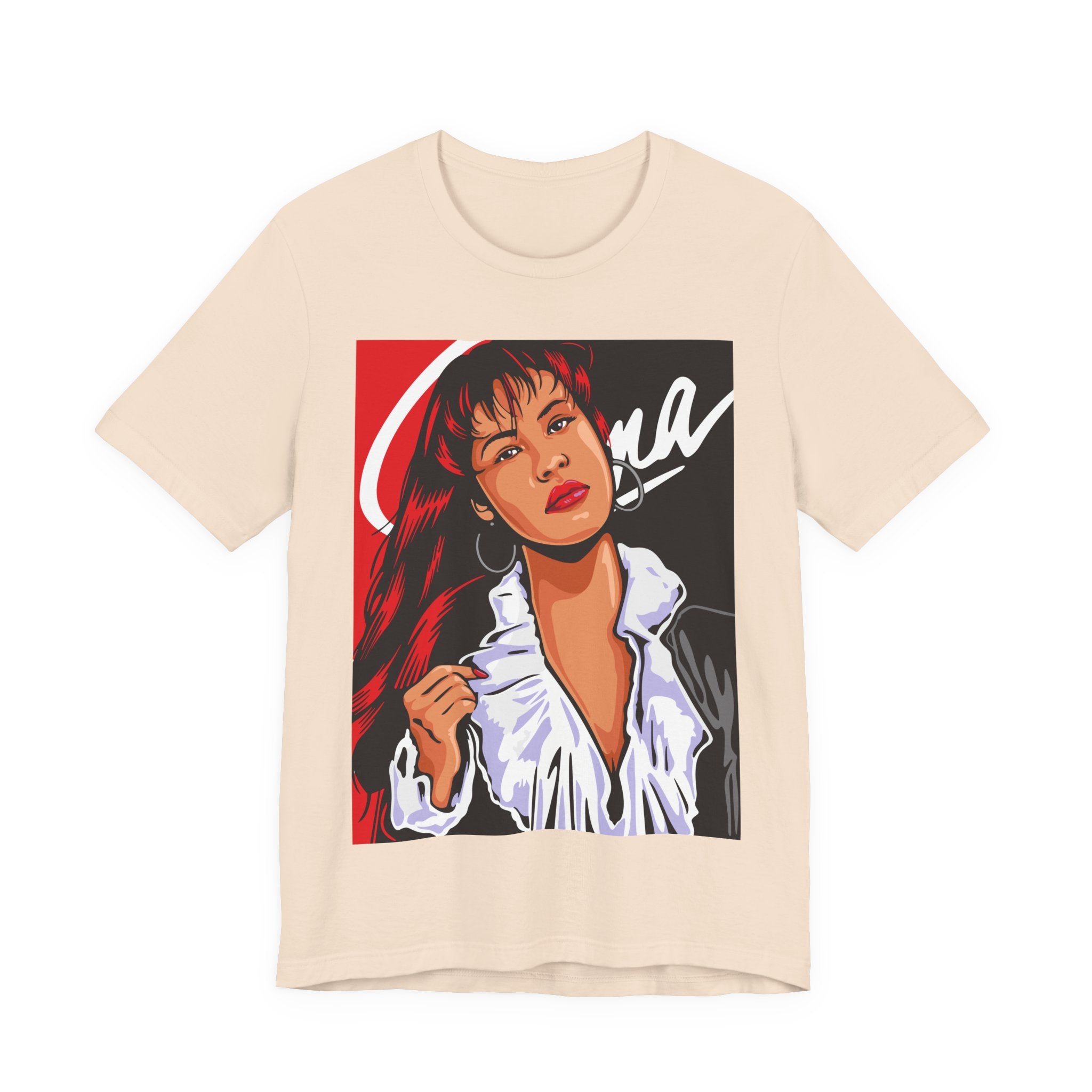 Selena Pop Art Portrait T-Shirt — Retro Music Icon Tee