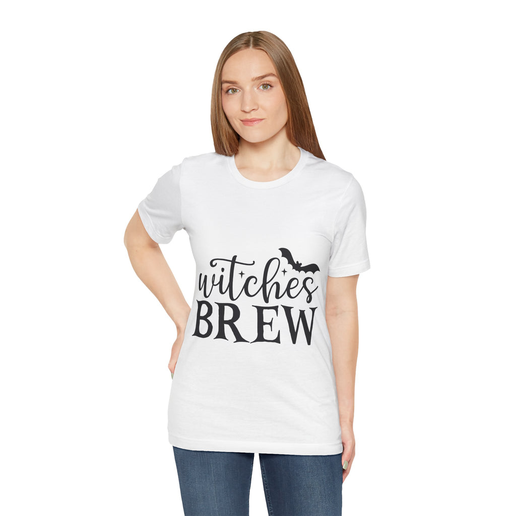 Witches Brew Halloween Tee — Spooky Bat Graphic T-Shirt