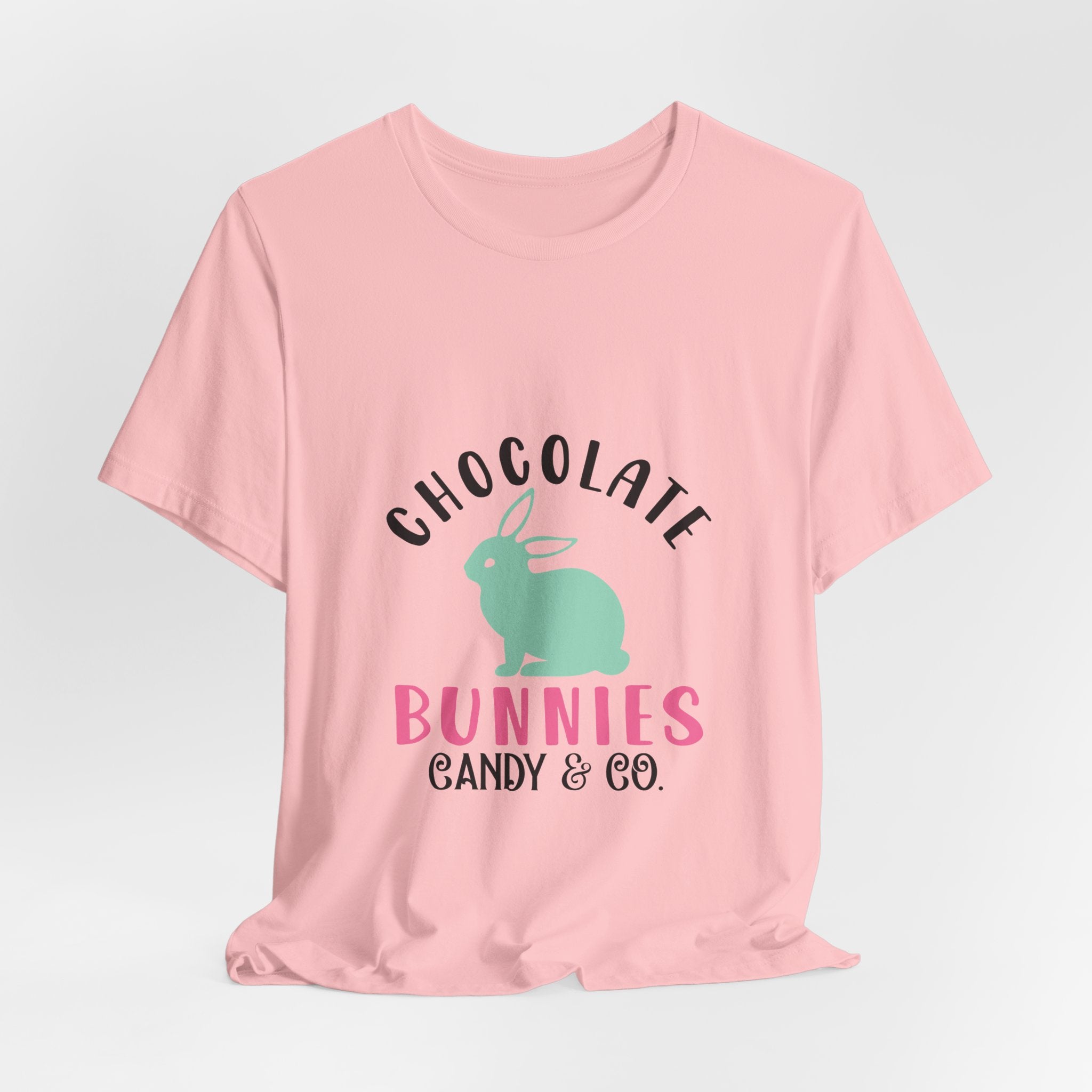 Chocolate Bunnies Tee — Pastel Easter Bunny Candy Shop Shirt