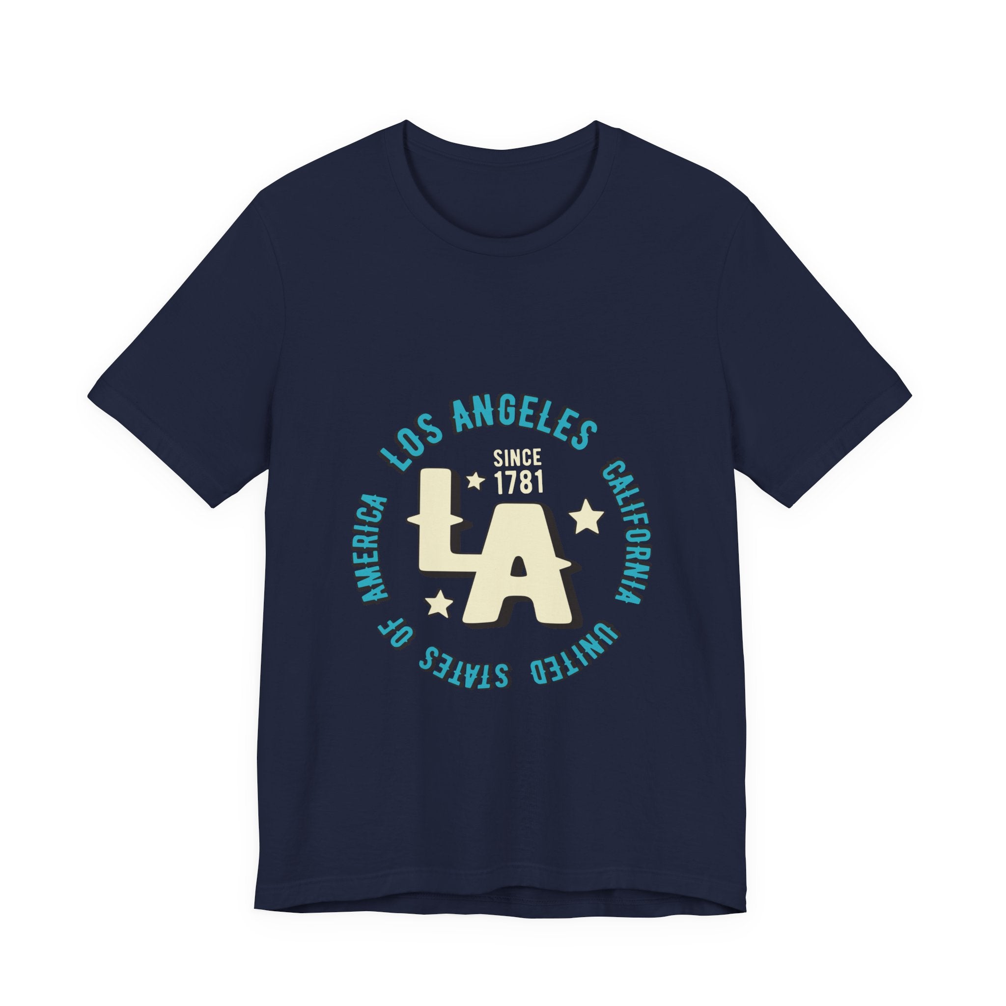 Los Angeles LA Vintage Circle Graphic Tee
