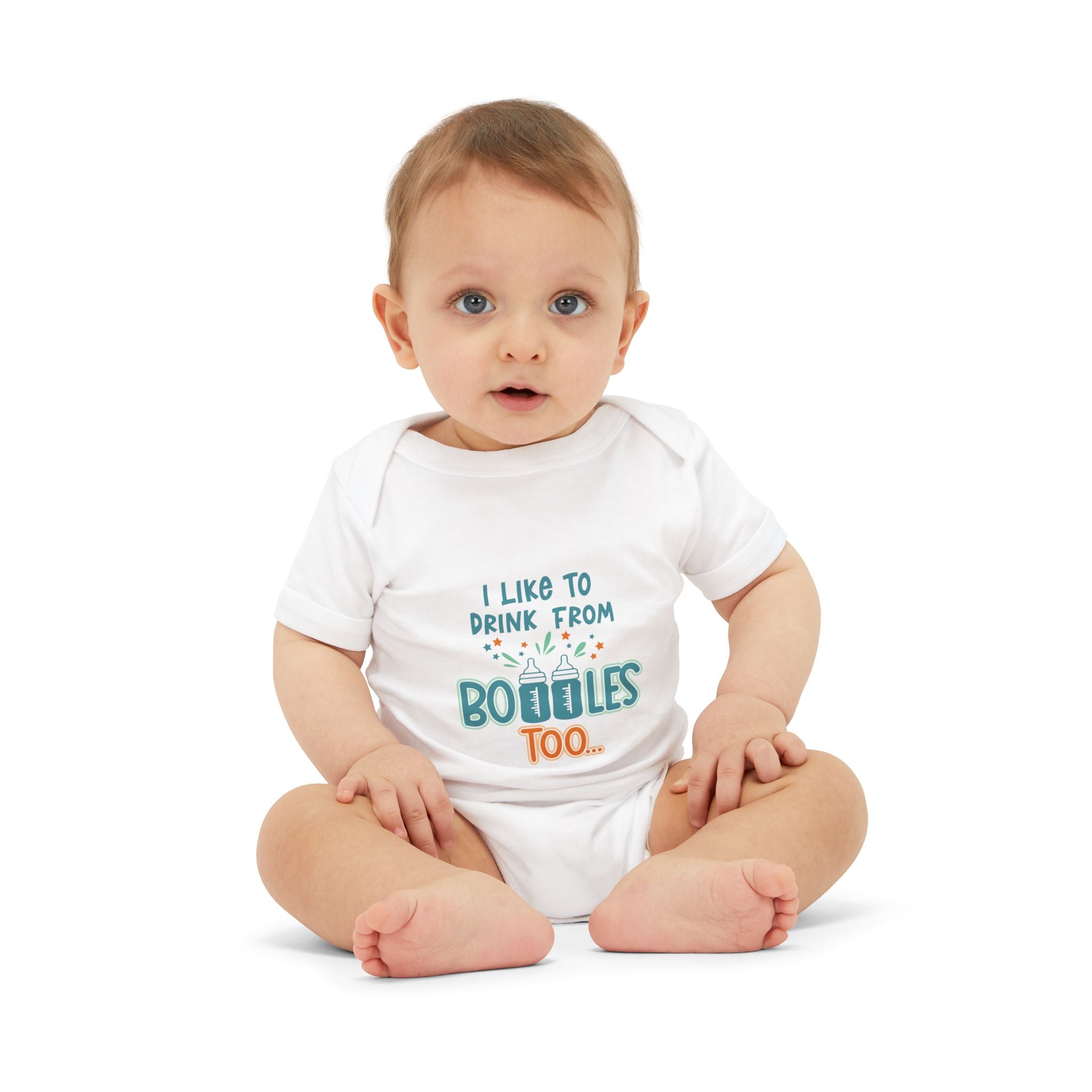 Infant One Piece – "I Like to Drink From Boobles Too" Cute Baby Bodysuit