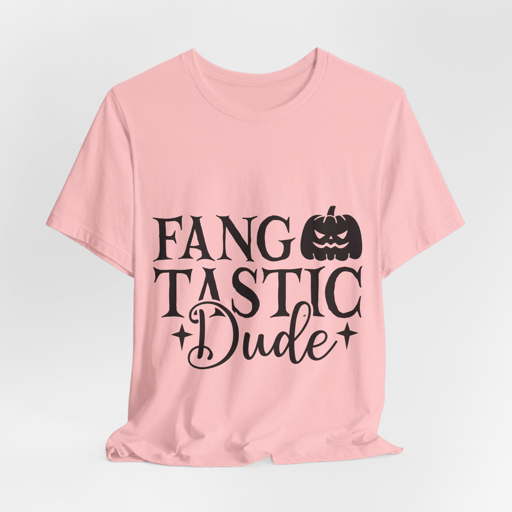 Fangtastic Dude Halloween Tee — Funny Pumpkin Vampire Graphic T-Shirt