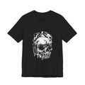 Skull Drip Graphic Tee — Edgy Black Skull Shirt for Goth & Streetwear