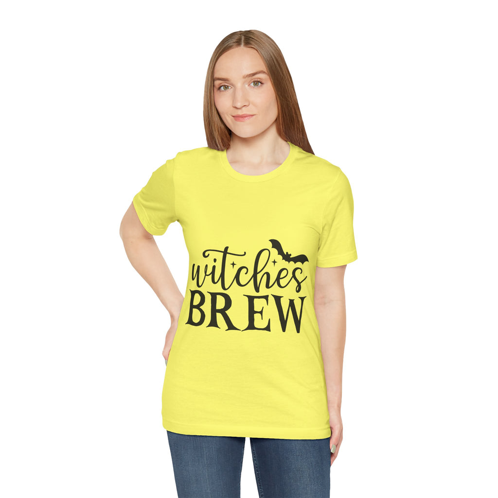 Witches Brew Halloween Tee — Spooky Bat Graphic T-Shirt