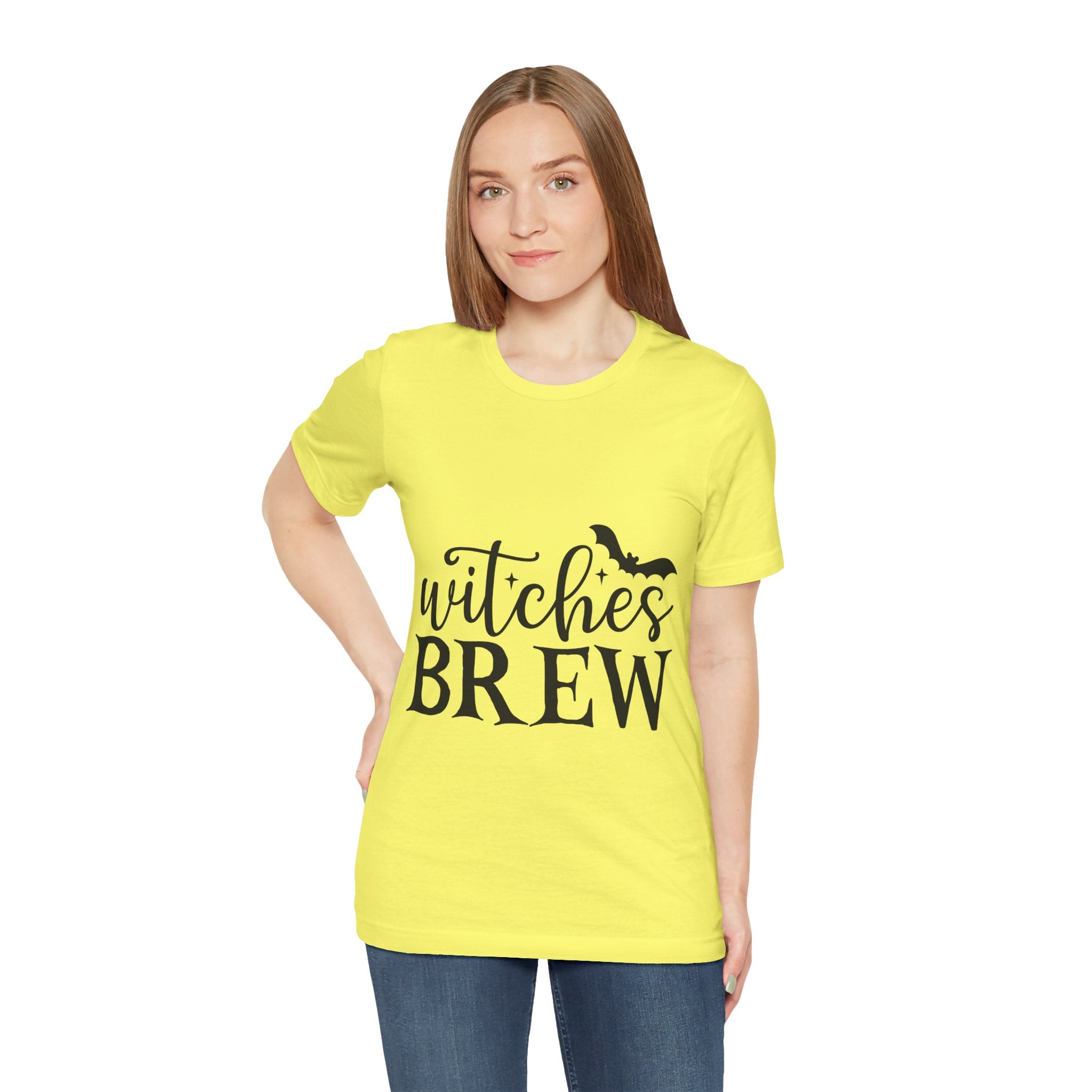 Witches Brew Halloween Tee — Spooky Bat Graphic T-Shirt