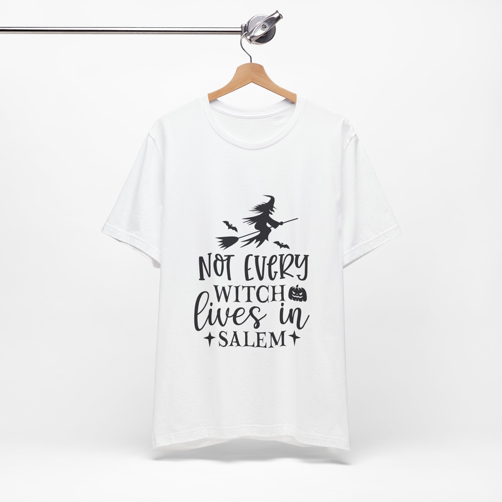 Witch T-Shirt "Not Every Witch Lives in Salem" – Halloween Witchy Graphic Tee