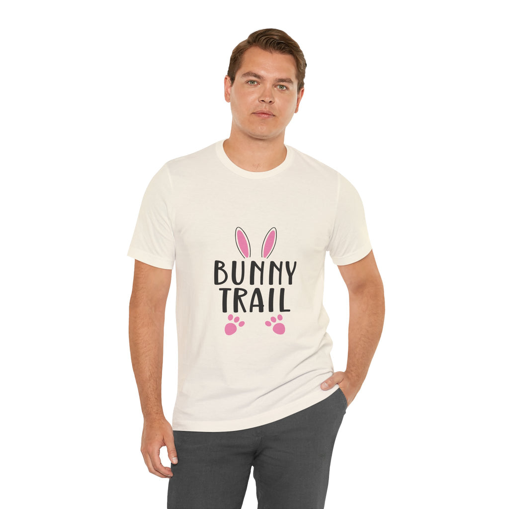 Bunny Trail T‑Shirt — Cute Easter Bunny Ears & Paws Tee