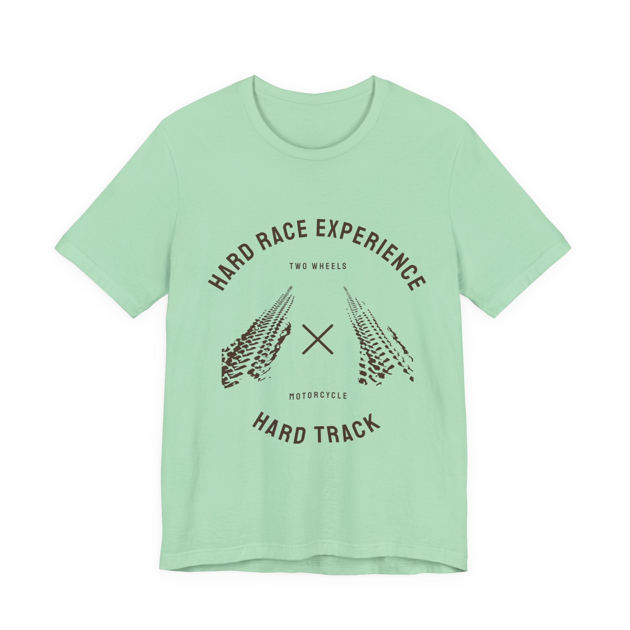 T-Shirt — "Hard Race Experience" Motorcycle Track Racing Tee