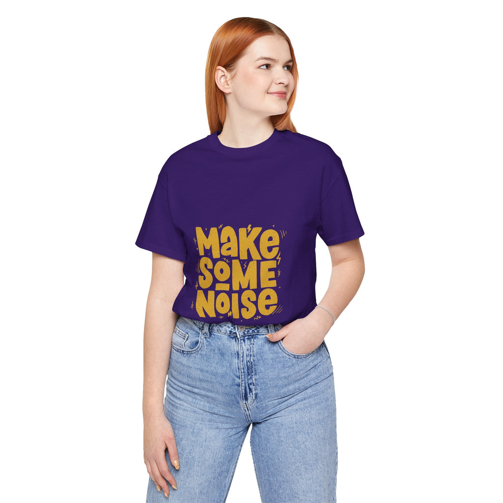 Make Some Noise T‑Shirt — Retro Bold Graphic Tee