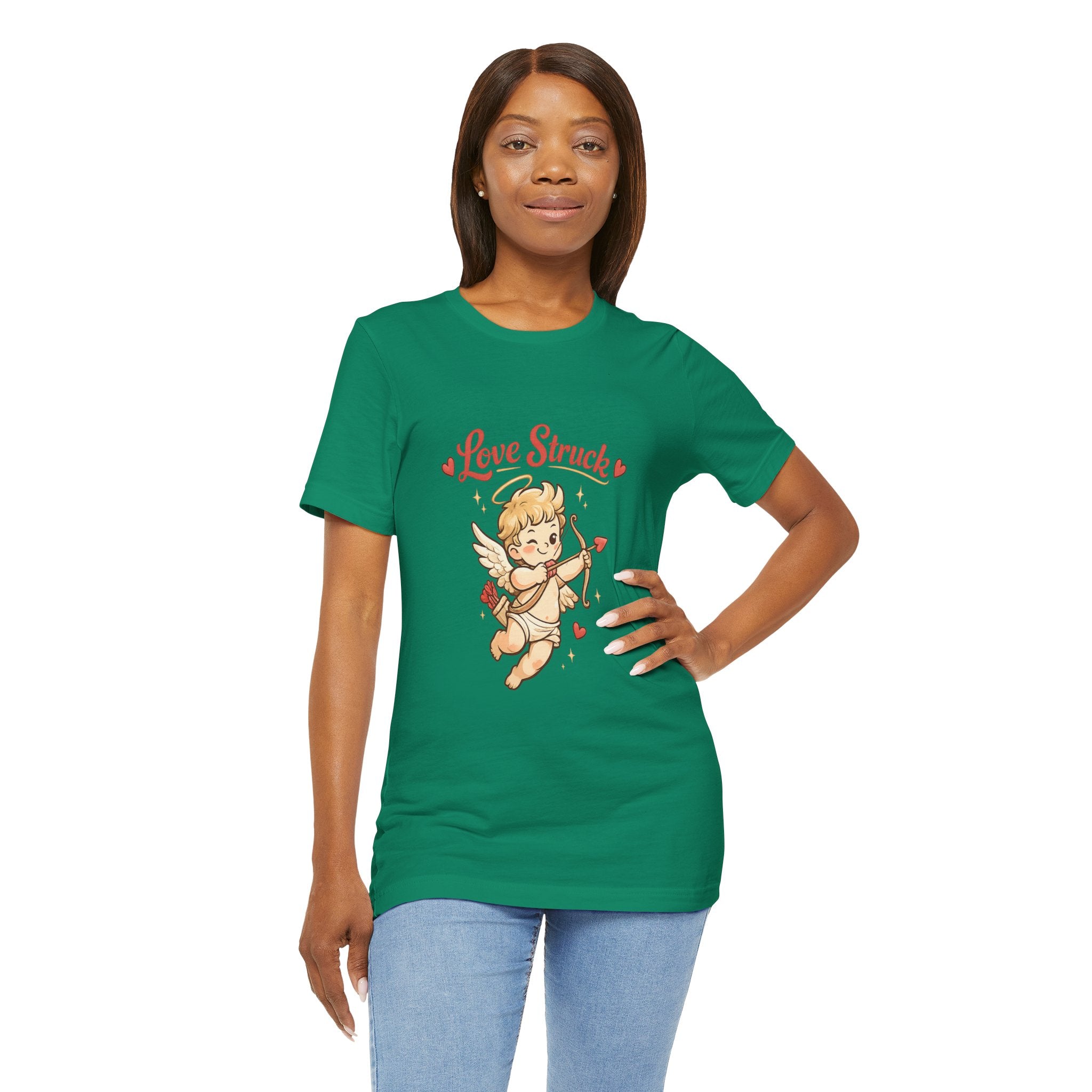Cupid 'Love Struck' Tee — Cute Vintage Cupid Valentine T-Shirt