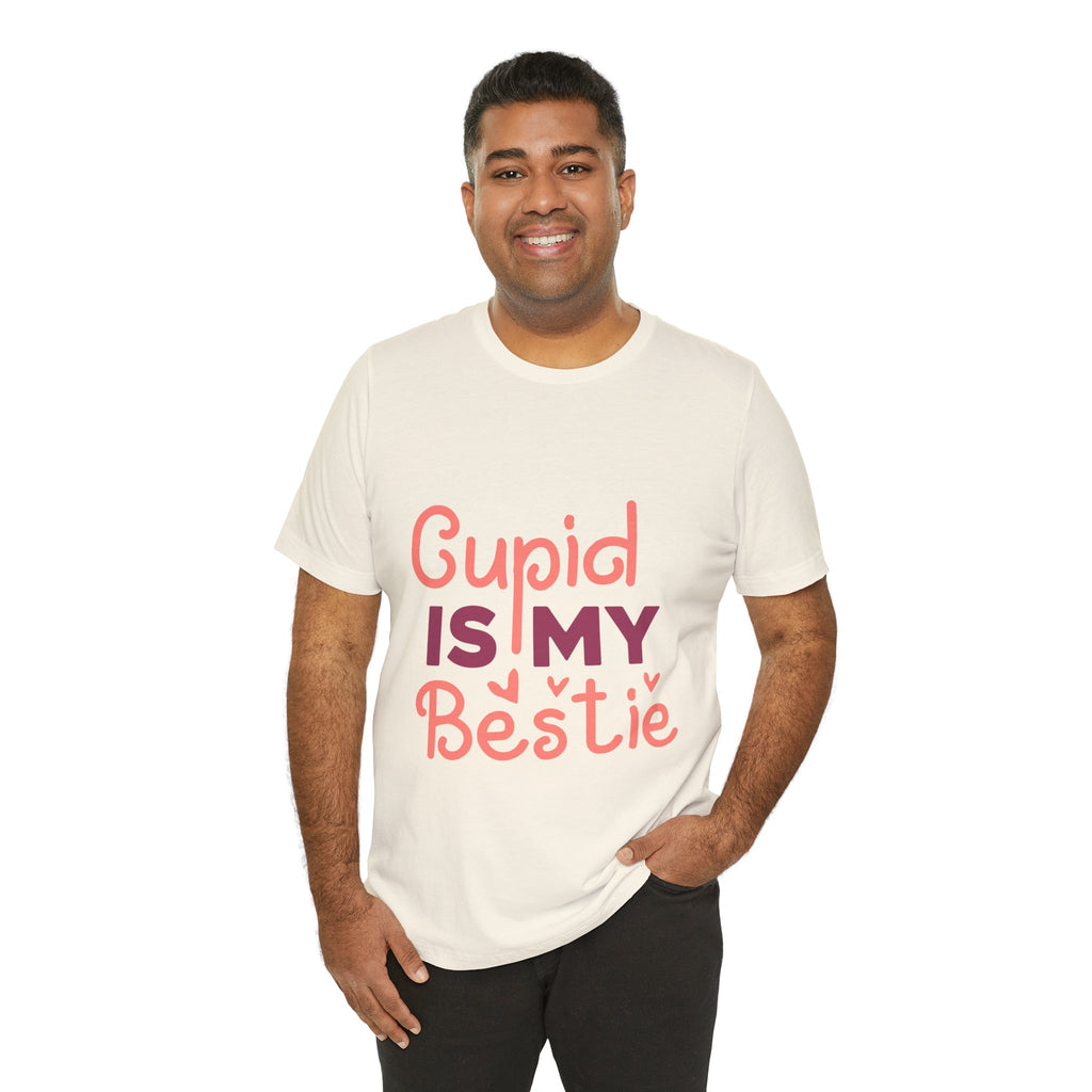 Cupid Is My Bestie Valentine Tee