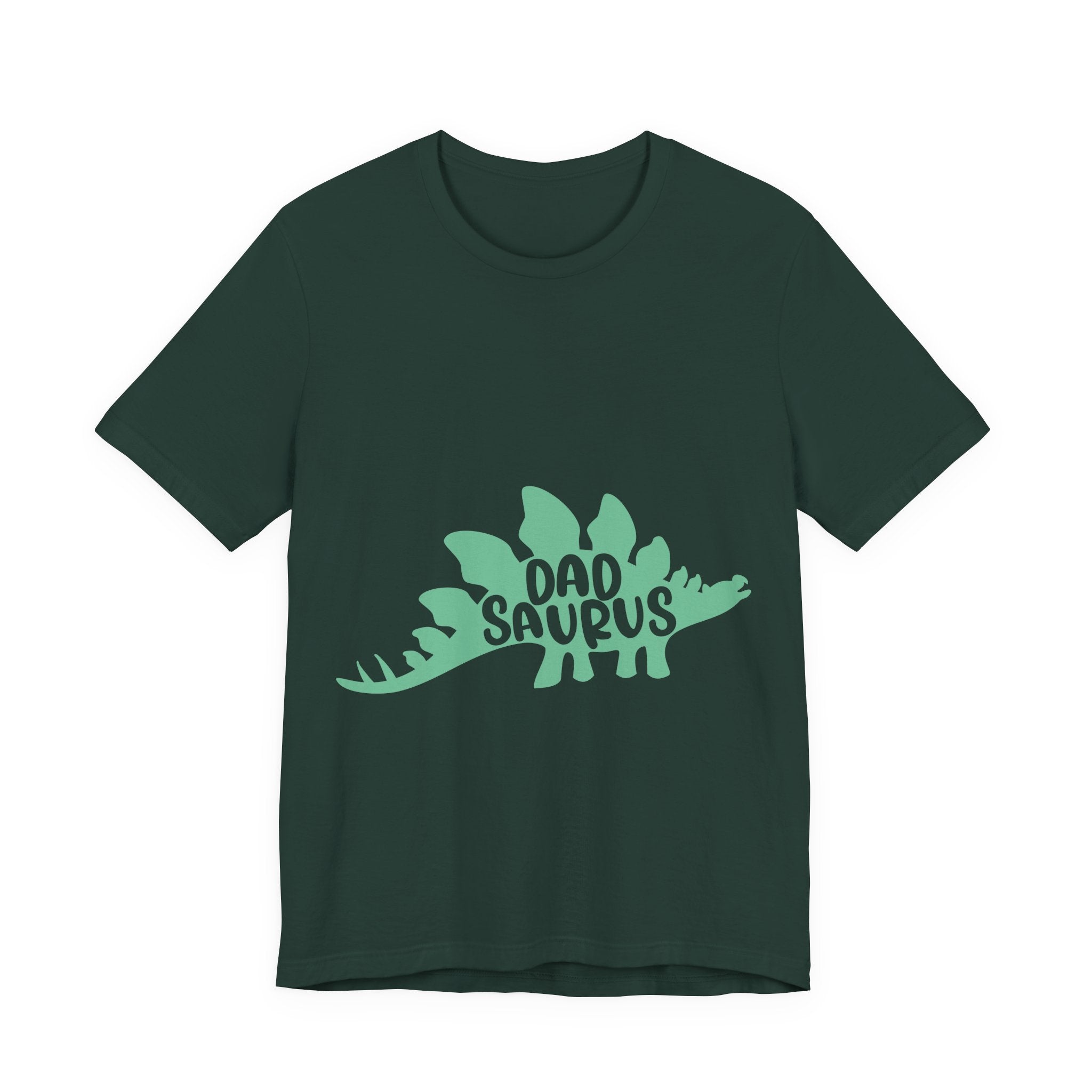 Dadsaurus T‑Shirt — 'Dadsaurus' Stegosaurus Tee for Fathers, Father’s Day Gift