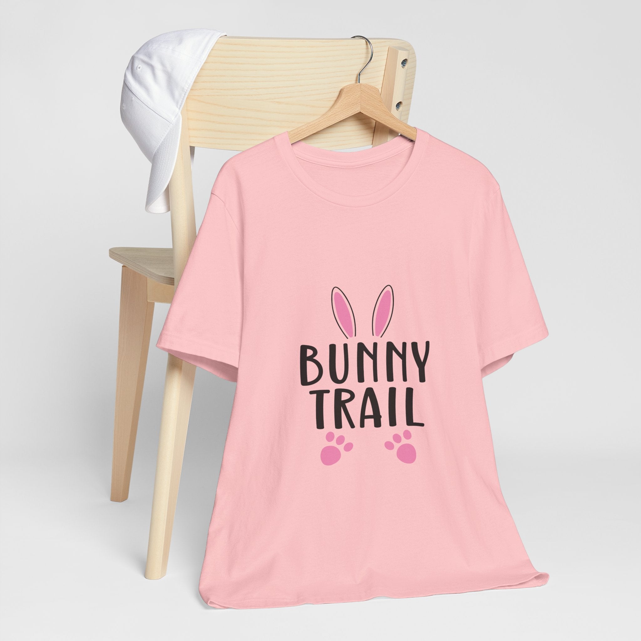 Bunny Trail T‑Shirt — Cute Easter Bunny Ears & Paws Tee