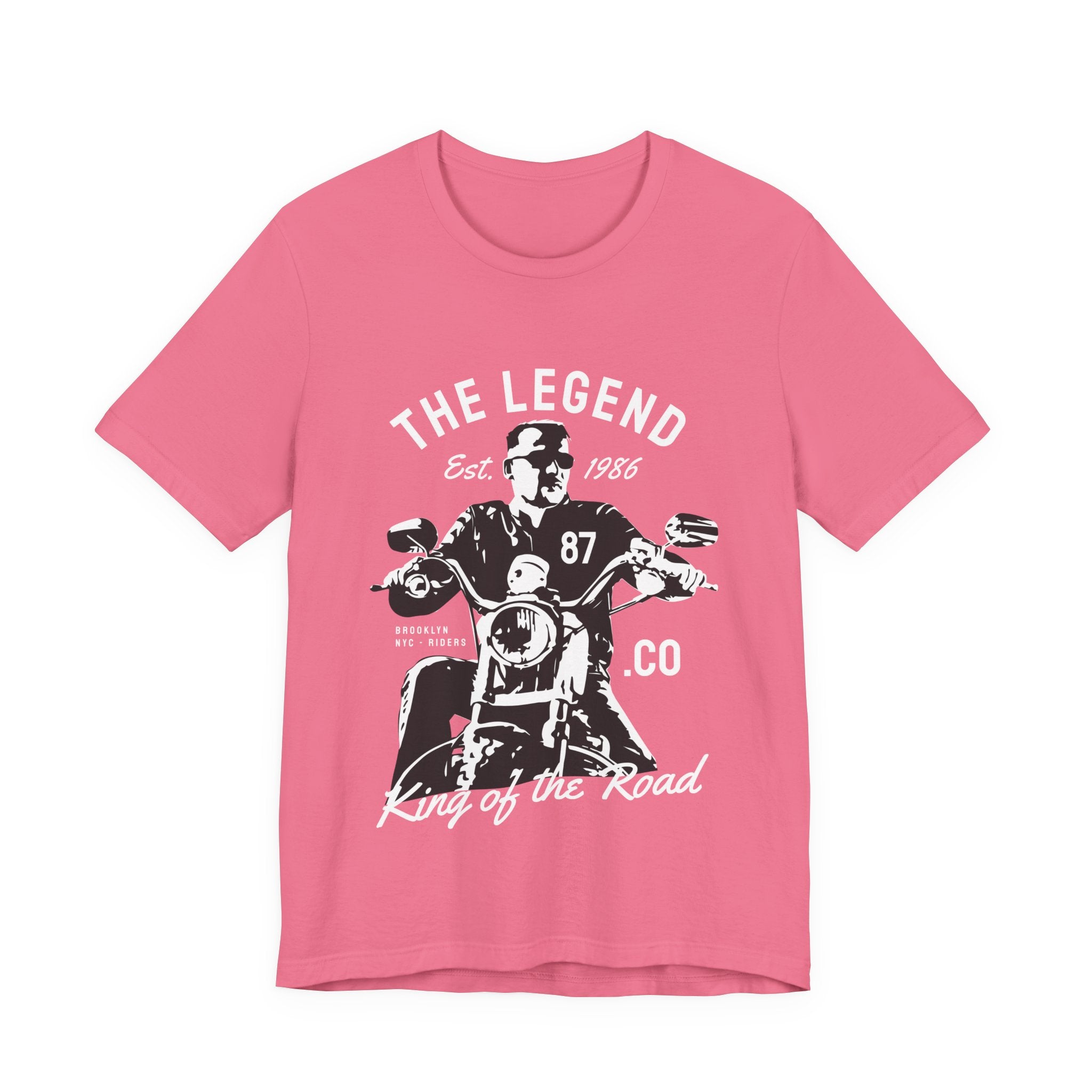 Legend Motorcycle T‑Shirt — "The Legend Est. 1986" King of the Road Biker Tee