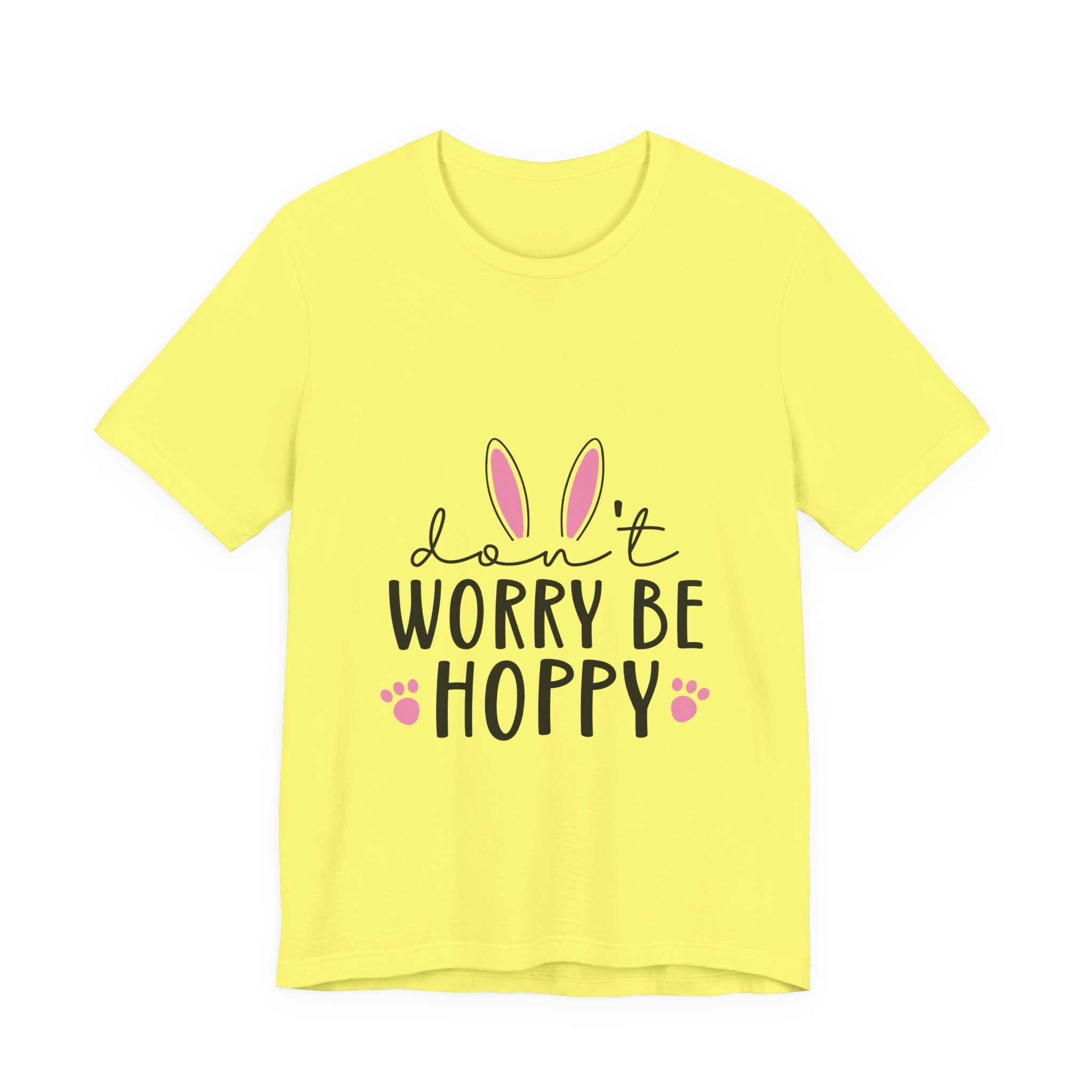 Don’t Worry Be Hoppy Bunny T-Shirt — Cute Easter Graphic Tee
