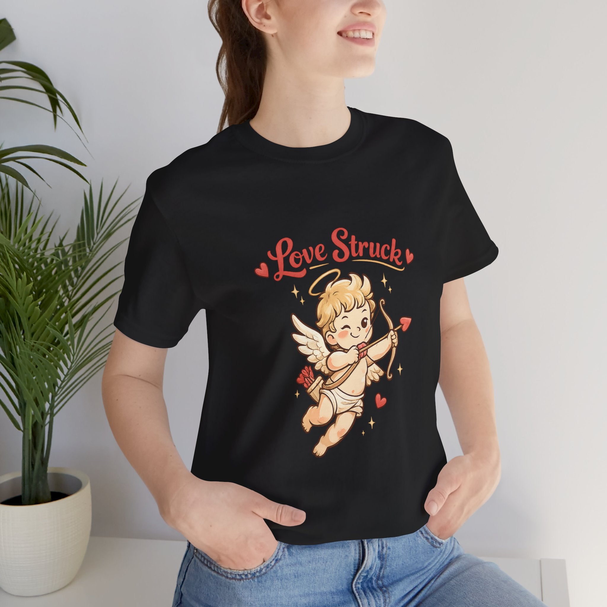 Cupid 'Love Struck' Tee — Cute Vintage Cupid Valentine T-Shirt