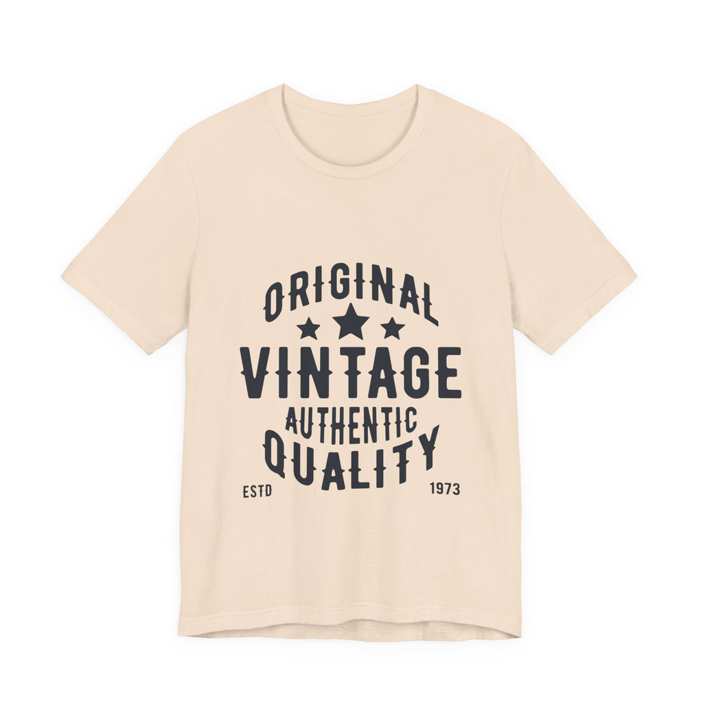 Vintage Graphic Tee – "Original Vintage Authentic Quality" Short Sleeve Shirt