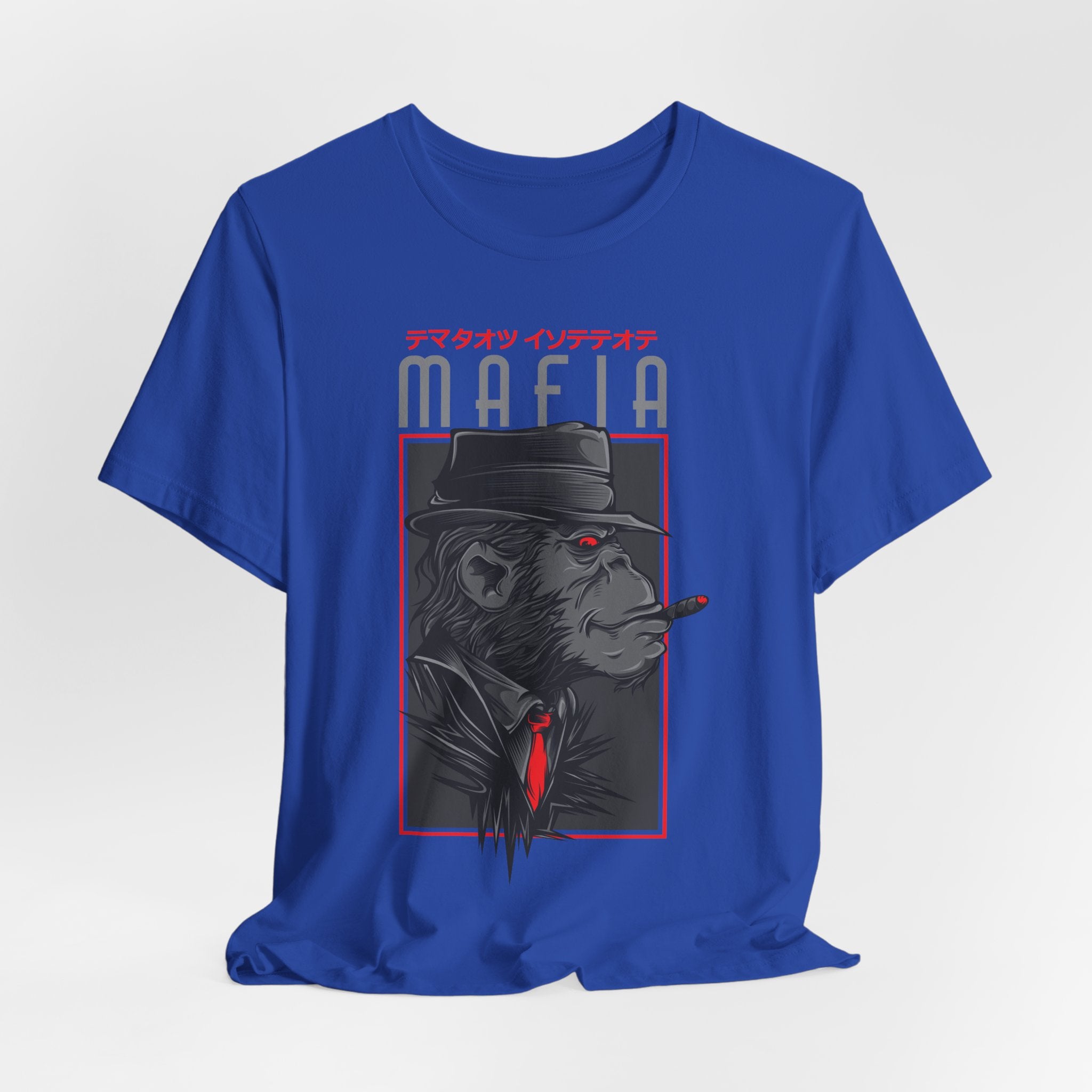Mafia Ape Graphic Tee — Vintage Don Gorilla with Cigar