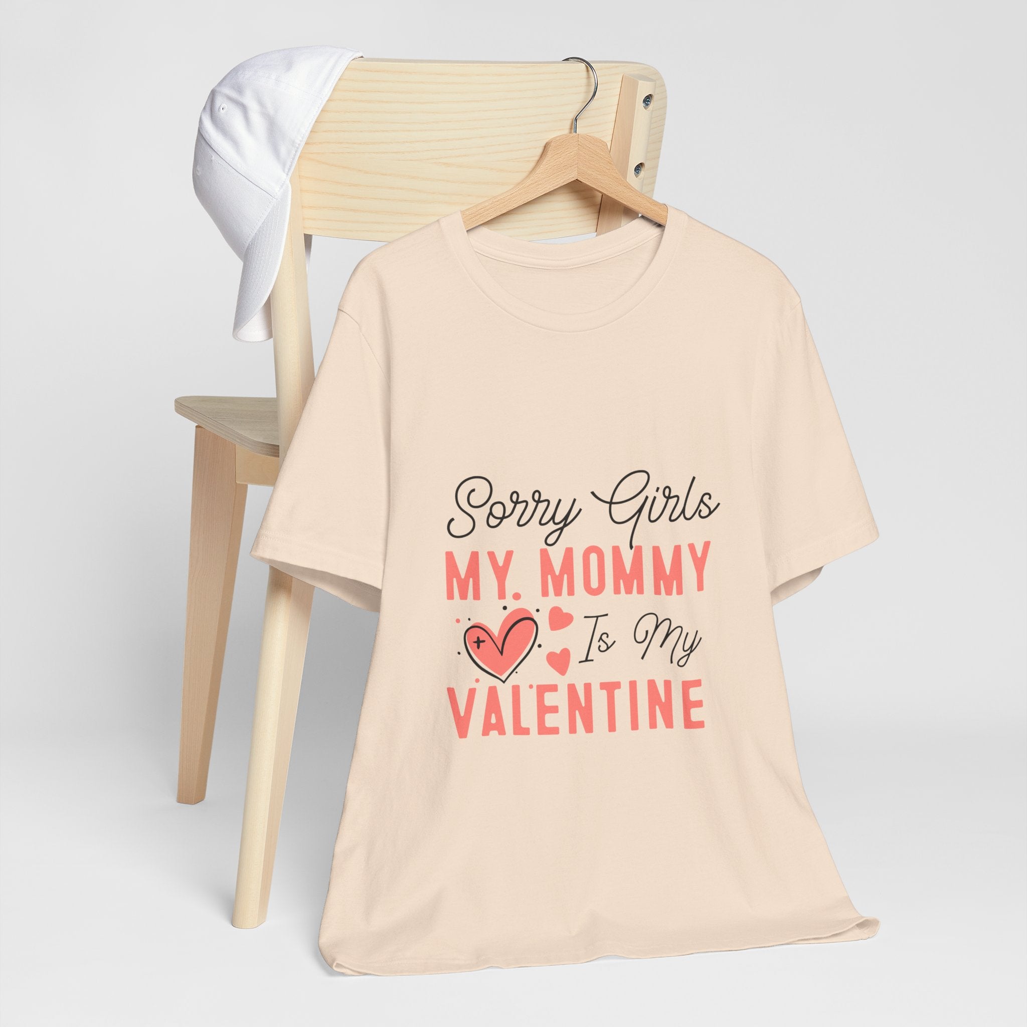 Sorry Girls My Mommy Is My Valentine Kids Tee