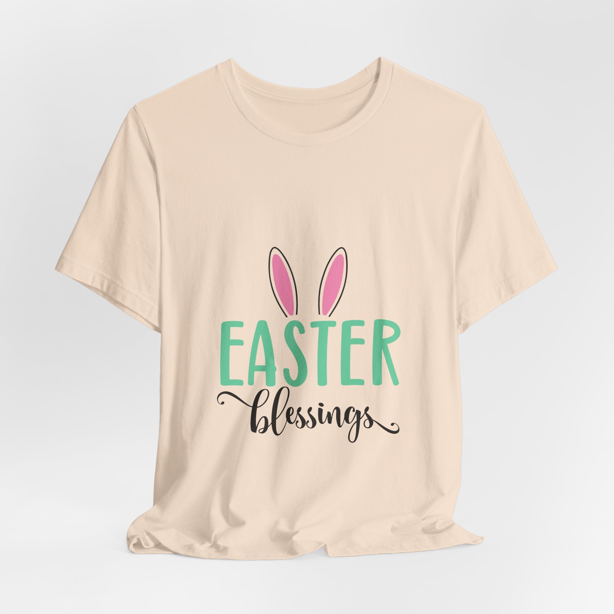 Easter Blessings Tee — Bunny Ears Spring Holiday Shirt