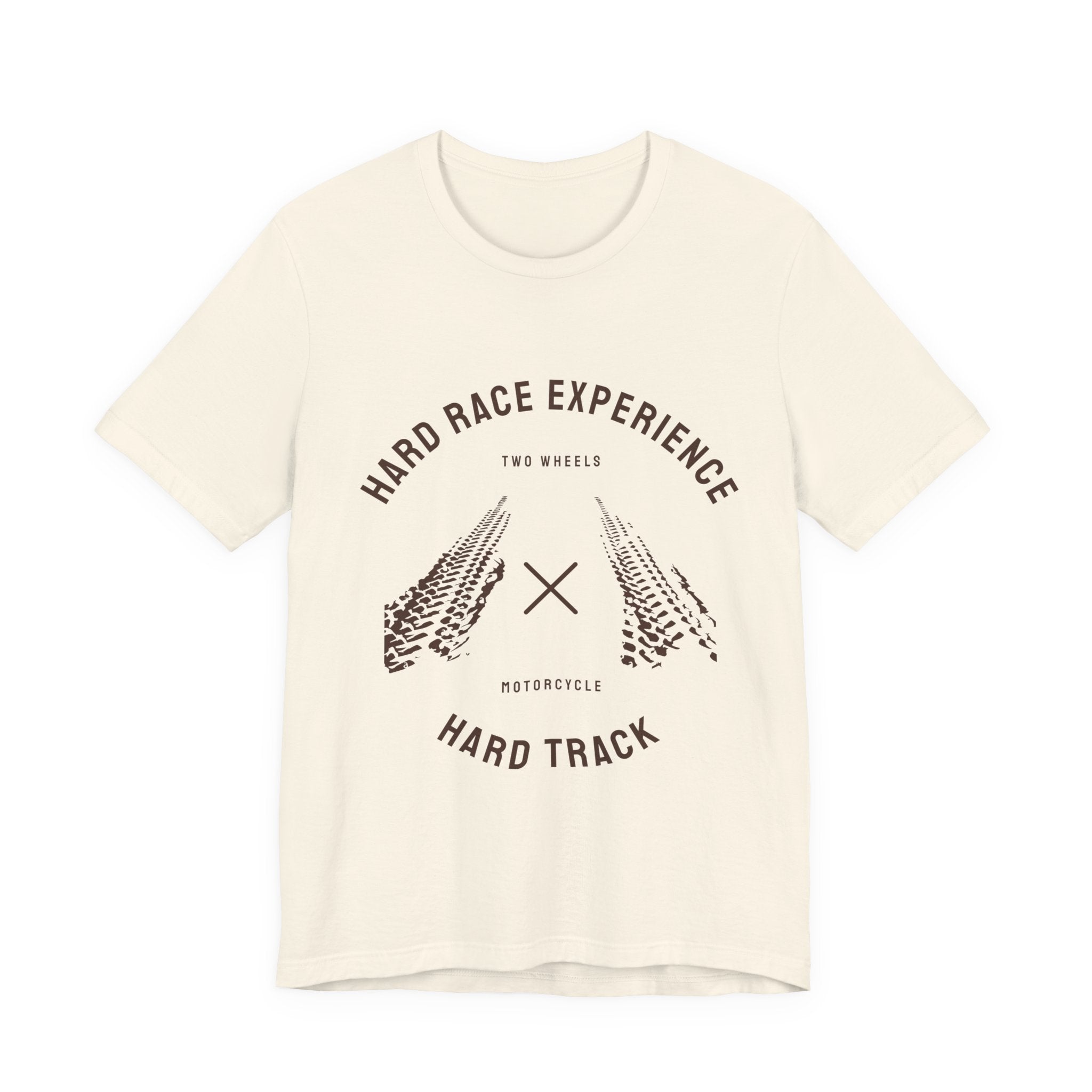 T-Shirt — "Hard Race Experience" Motorcycle Track Racing Tee