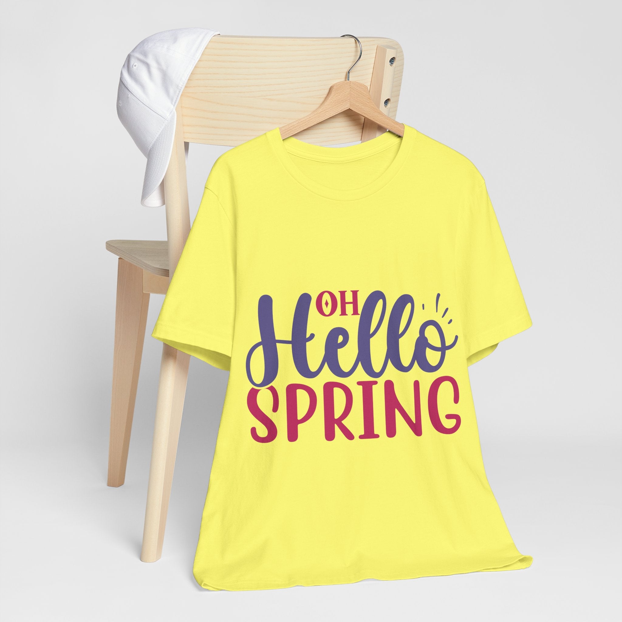 Hello Spring T-Shirt – "Oh Hello Spring" Colorful Graphic Tee for Springtime