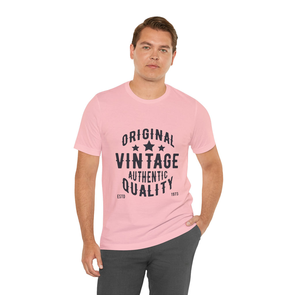 Vintage Graphic Tee – "Original Vintage Authentic Quality" Short Sleeve Shirt