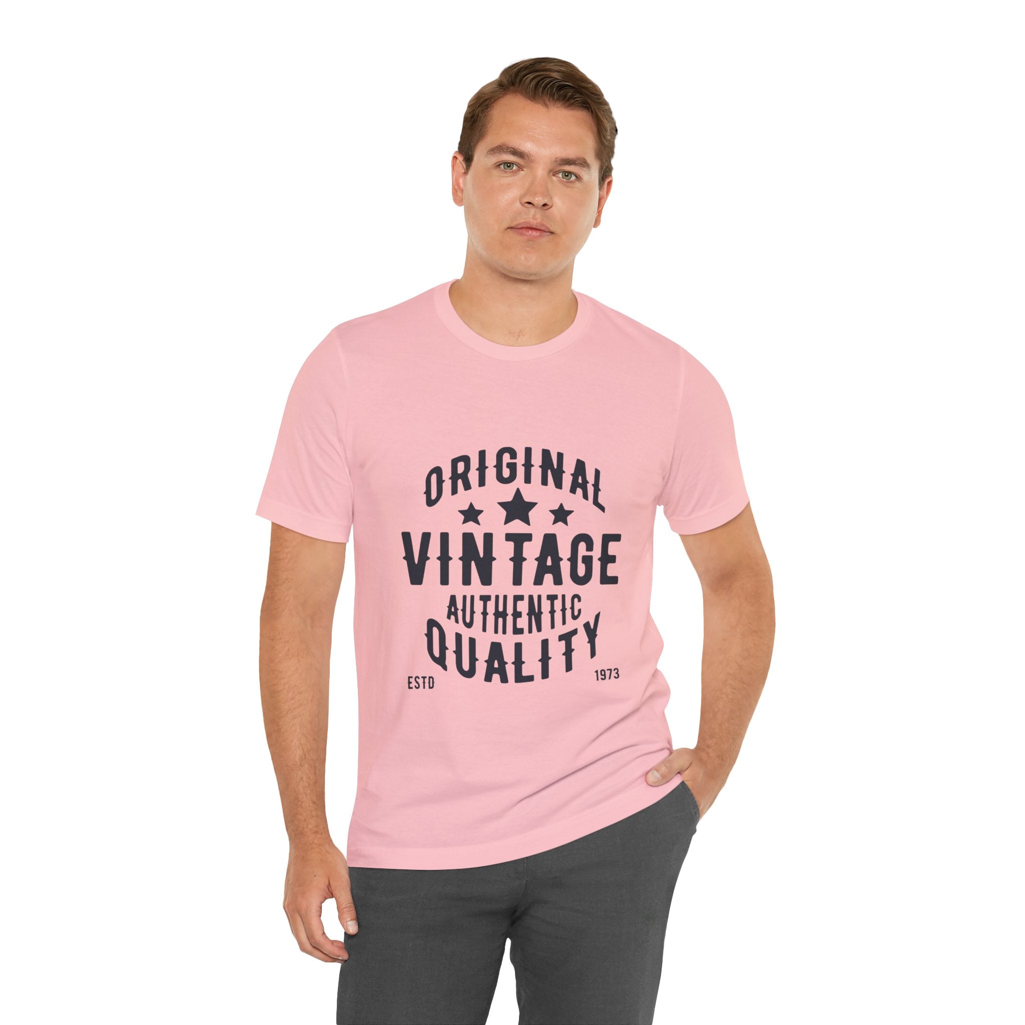 Vintage Graphic Tee – "Original Vintage Authentic Quality" Short Sleeve Shirt