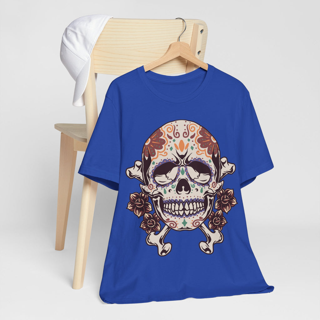 Sugar Skull Tee — Floral Day of the Dead Skull T-Shirt