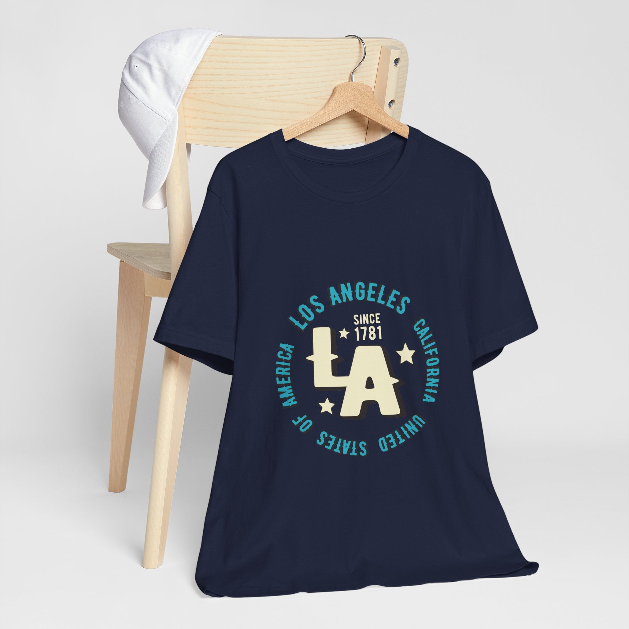 Los Angeles LA Vintage Circle Graphic Tee