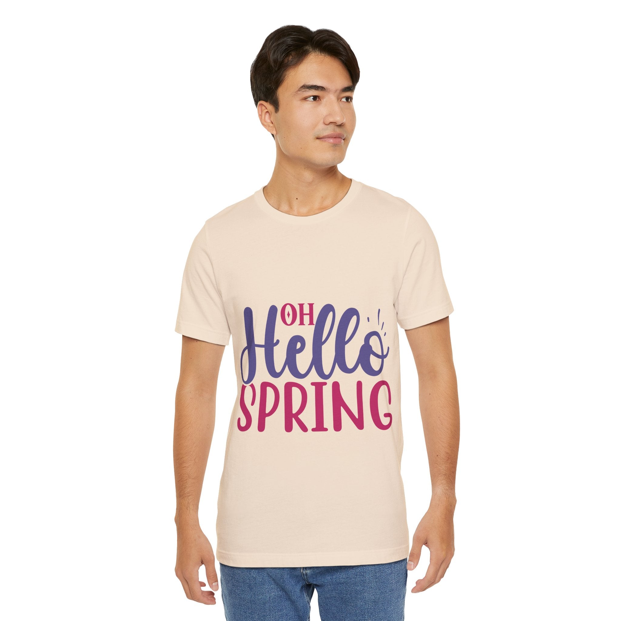 Hello Spring T-Shirt – "Oh Hello Spring" Colorful Graphic Tee for Springtime
