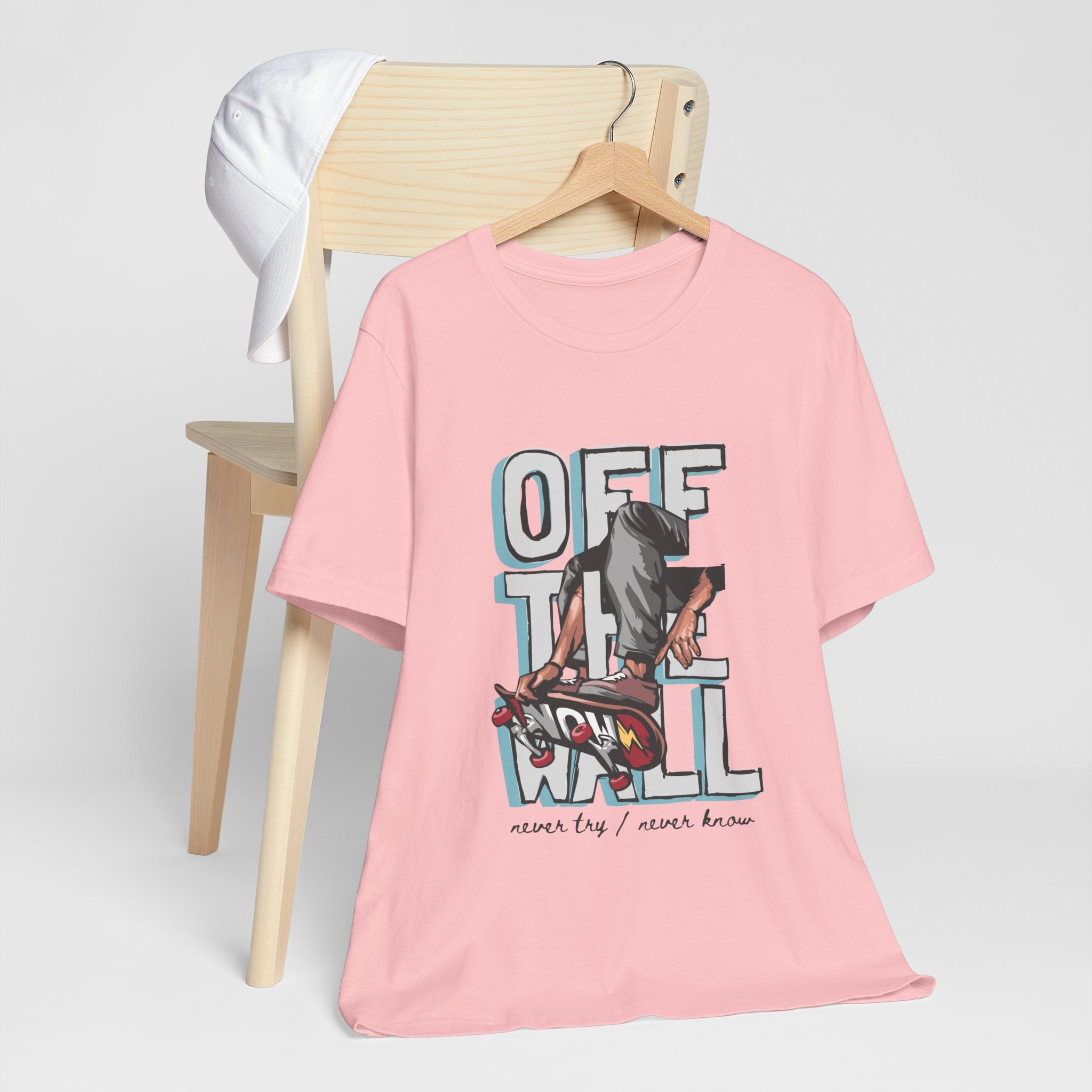Off The Wall Skateboard T-Shirt — Retro Skate Graphic Tee