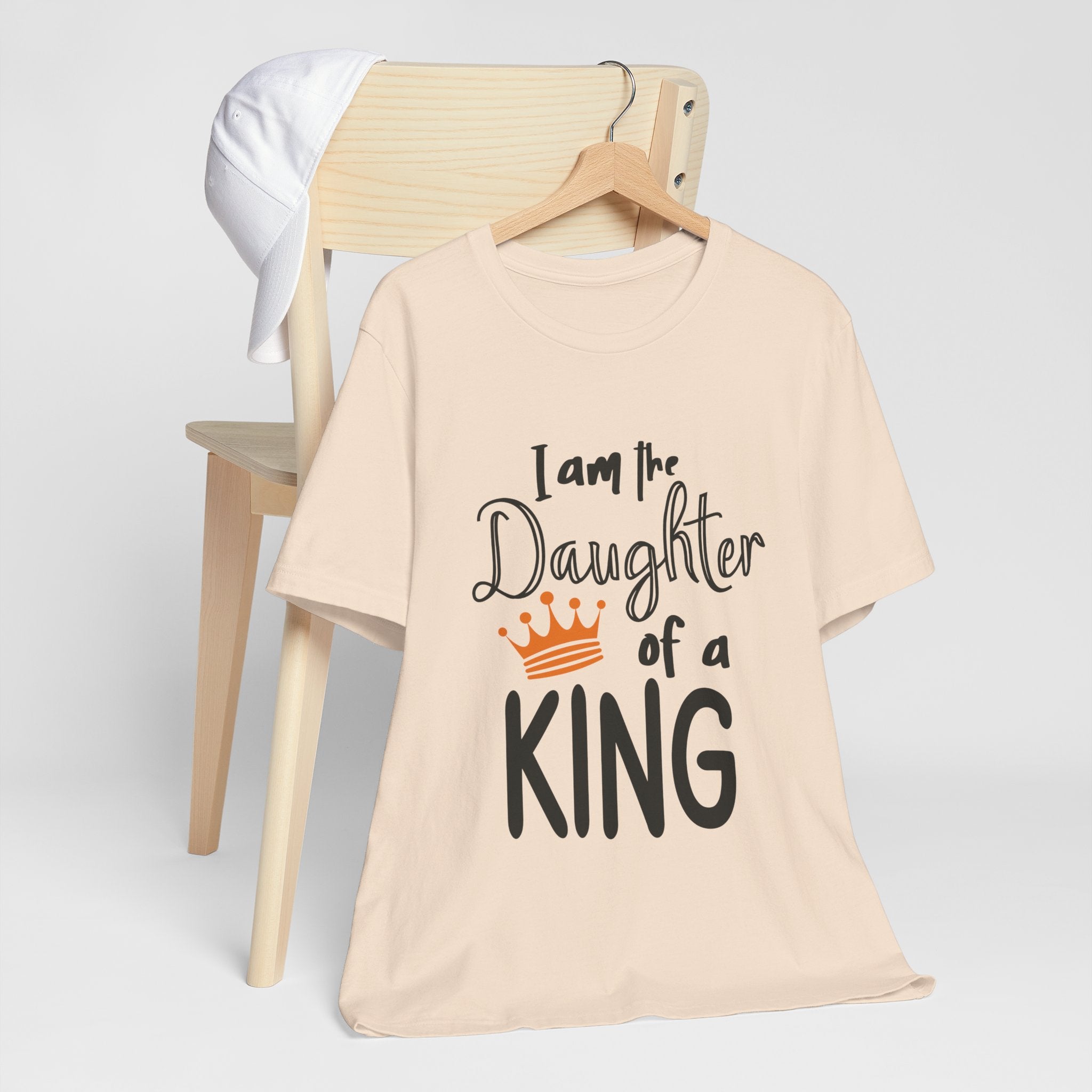 Daughter of a King T-Shirt — Faith-Based Crown Tee for Girls & Women