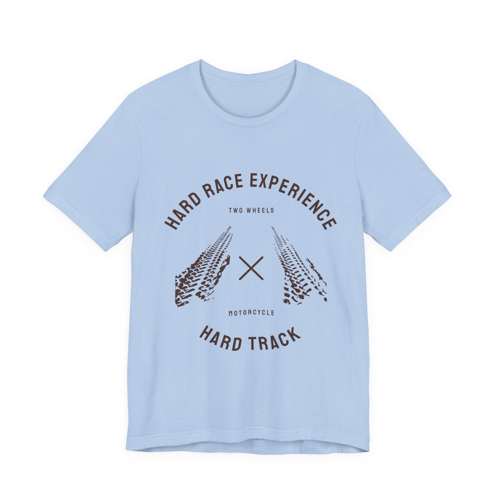 T-Shirt — "Hard Race Experience" Motorcycle Track Racing Tee