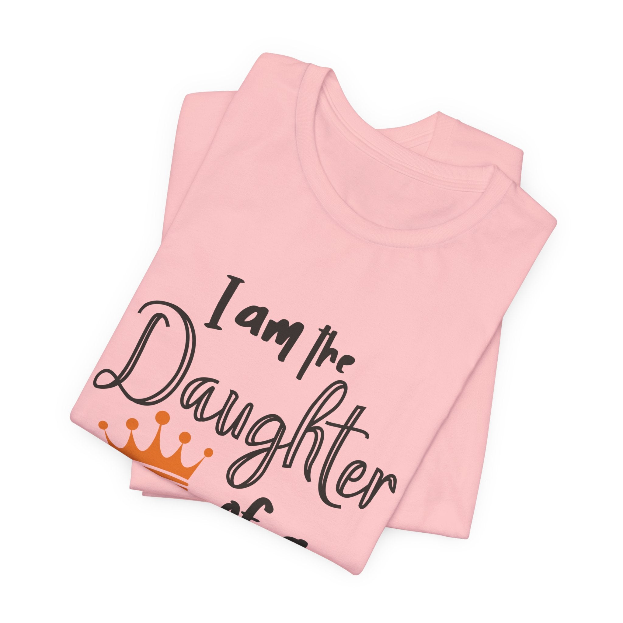 Daughter of a King T-Shirt — Faith-Based Crown Tee for Girls & Women