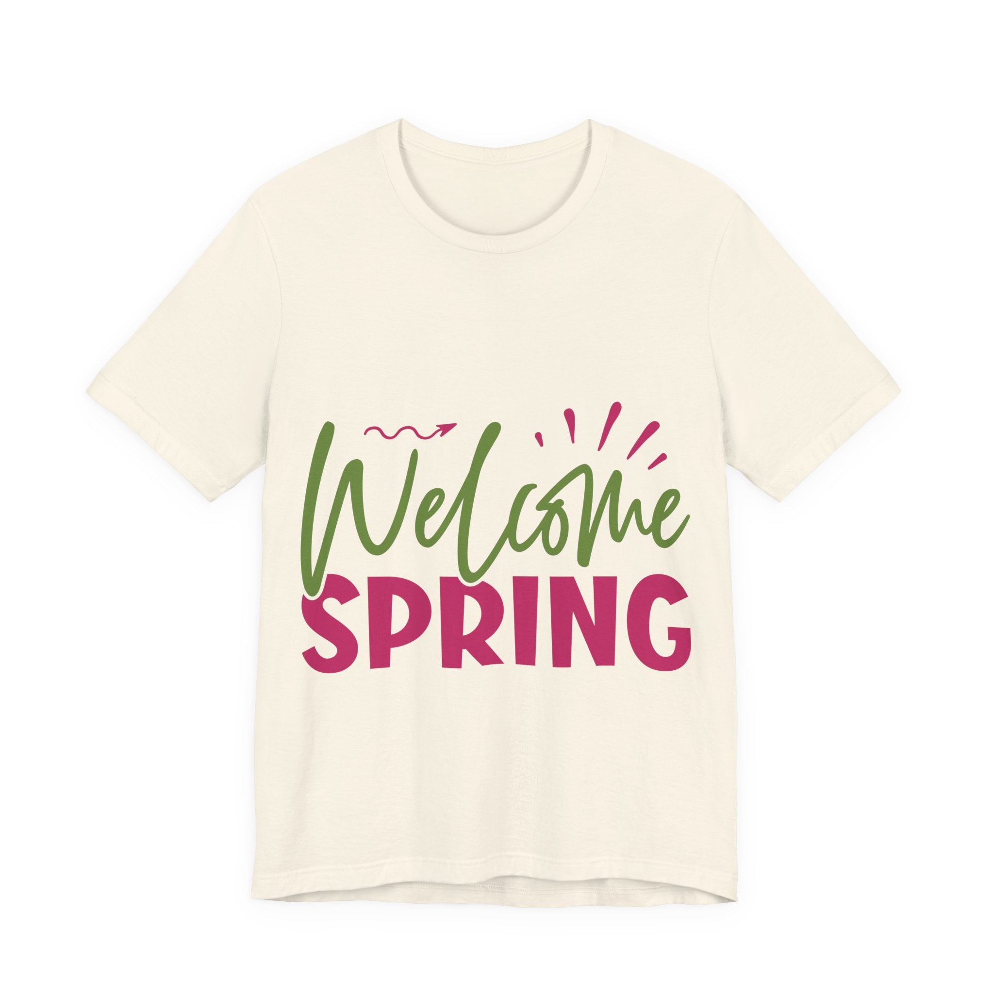 Welcome Spring T-Shirt - Floral Welcome Spring Tee for Women & Men
