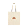 Canvas Tote Bag — Heart Hands Design Eco-Friendly Shopper
