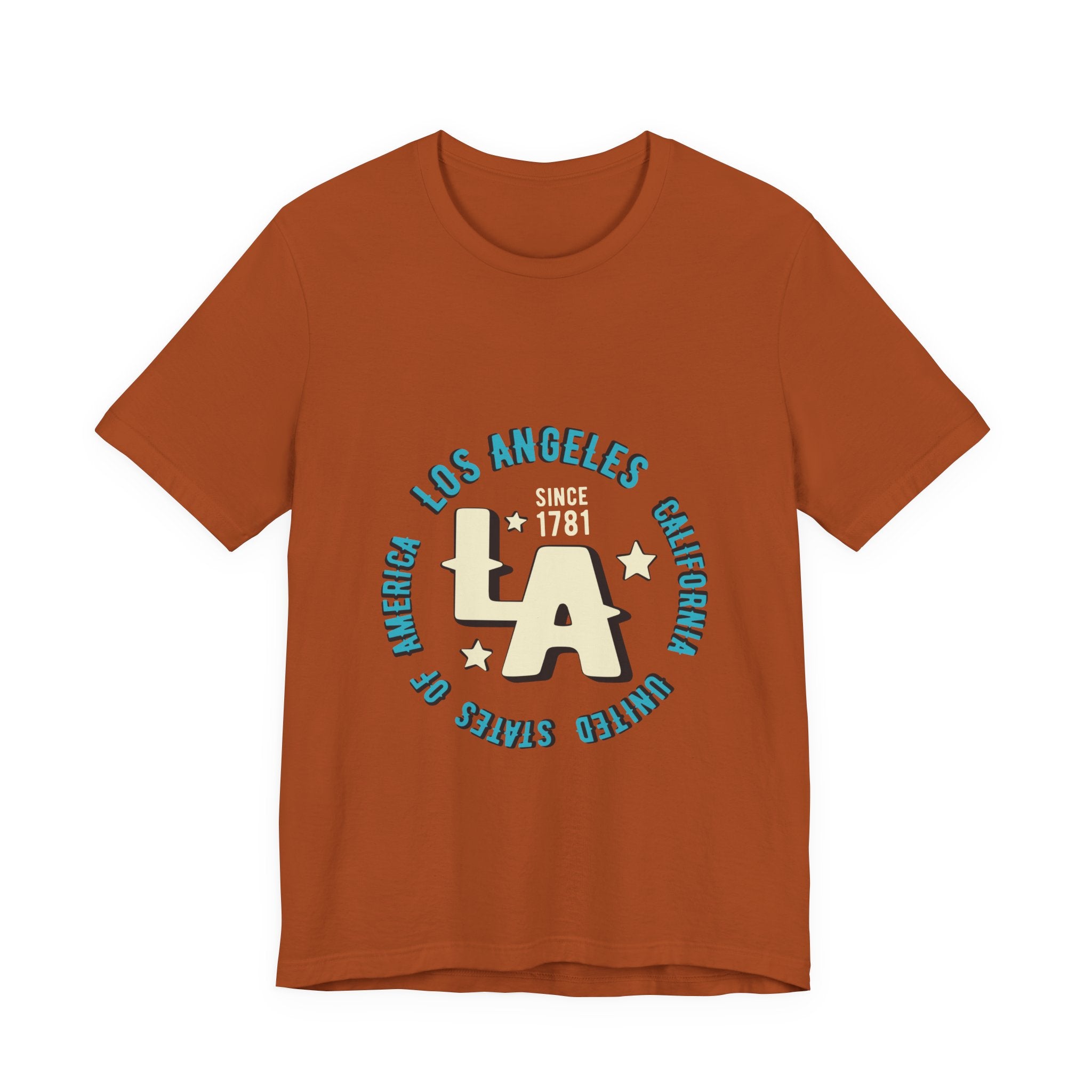 Los Angeles LA Vintage Circle Graphic Tee