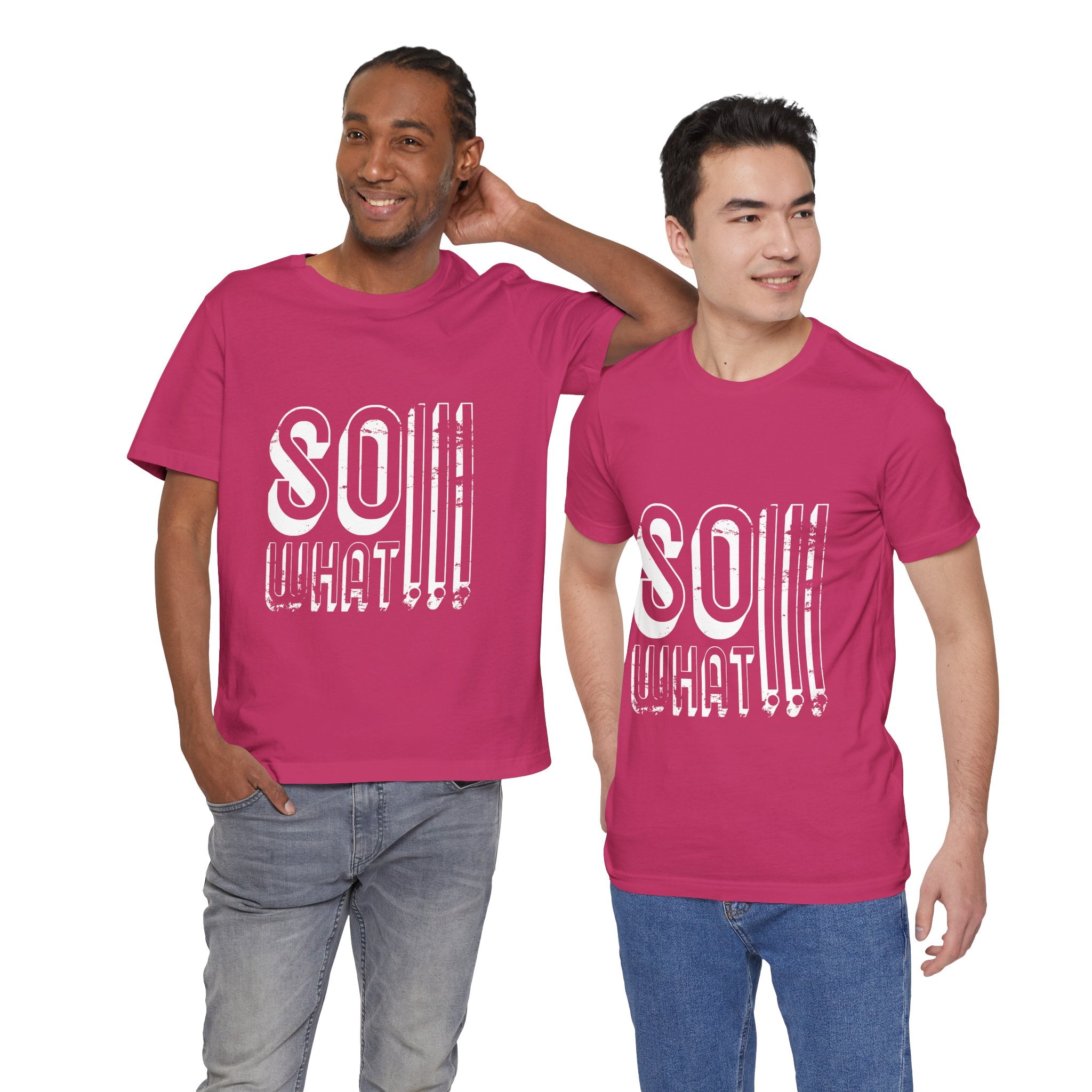 So What Tee — Bold Retro Graphic T-Shirt
